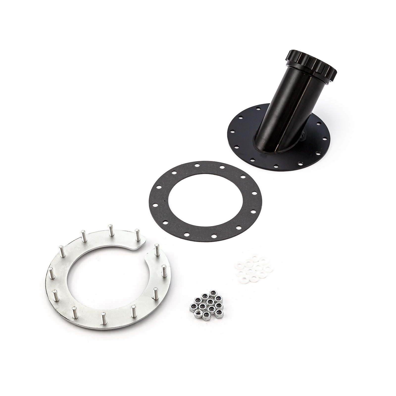 Speedmaster® PCE504.1001 Billet 45 Degree Black Aluminum Fuel Cell Fast Filler Neck