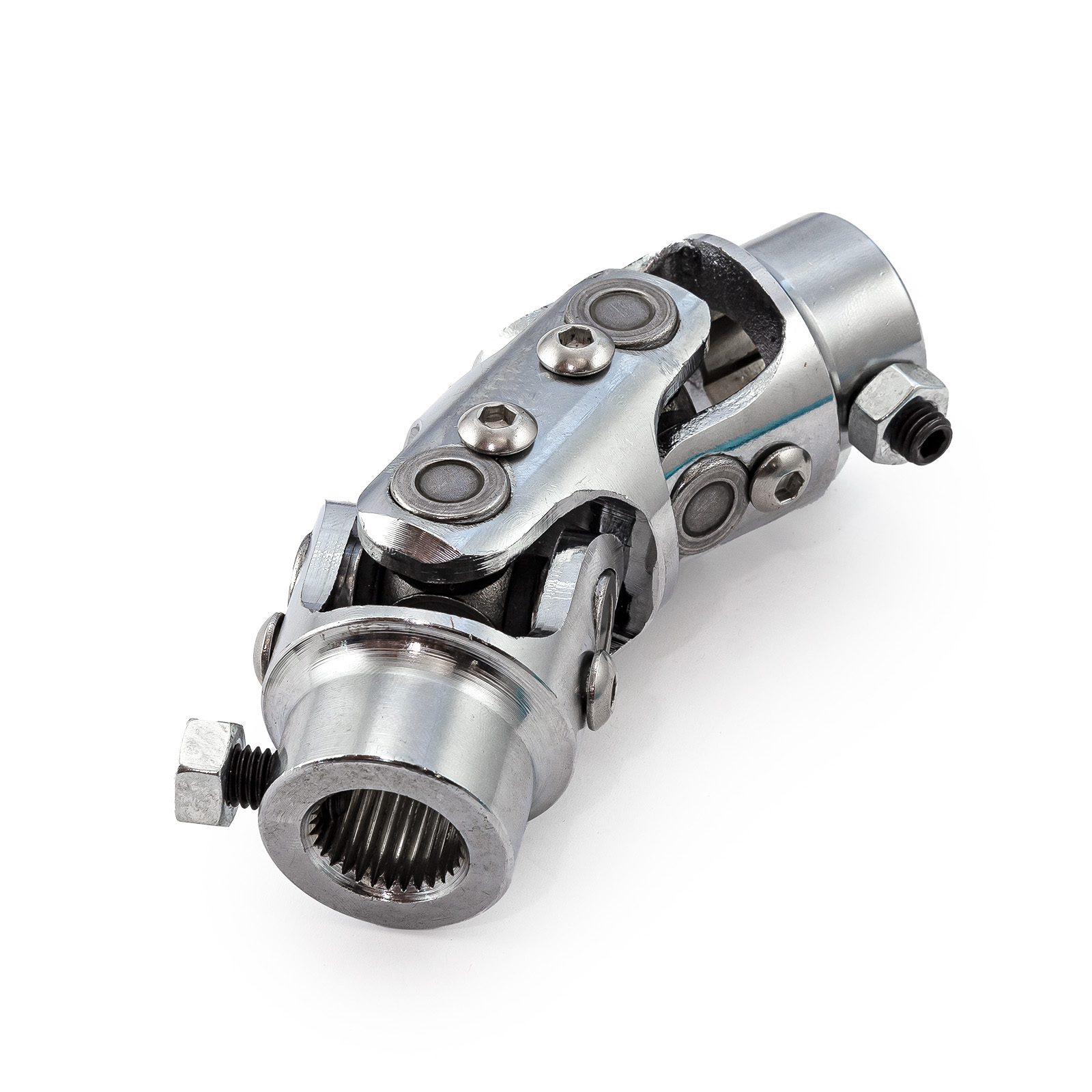 Speedmaster® PCE514.1002 3/4"-30 Spline X 3/4" Double D Stainless Steel Steering U-Joint