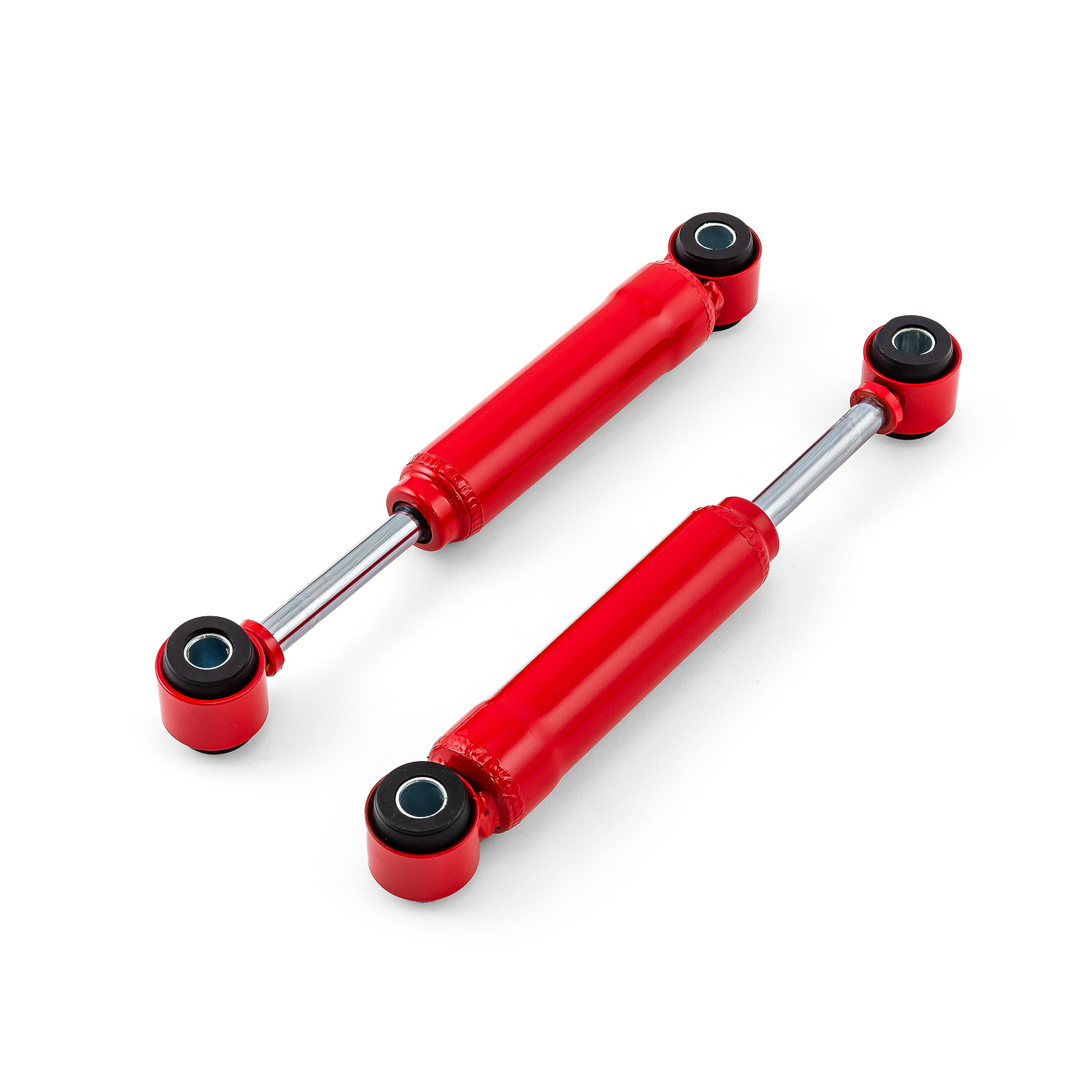 Shorty Red Shock Absorbers Mono Tube Hot Rod 11 1/4" Extended 7 7/8" Collapsed