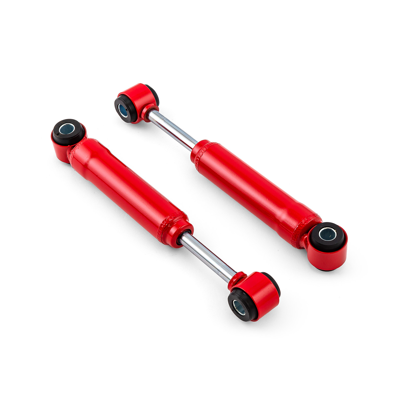 Speedmaster® PCE530.1001 Shorty Red Shock Absorbers Mono Tube Hot Rod 11 1/4" Extended 7 7/8" Collapsed