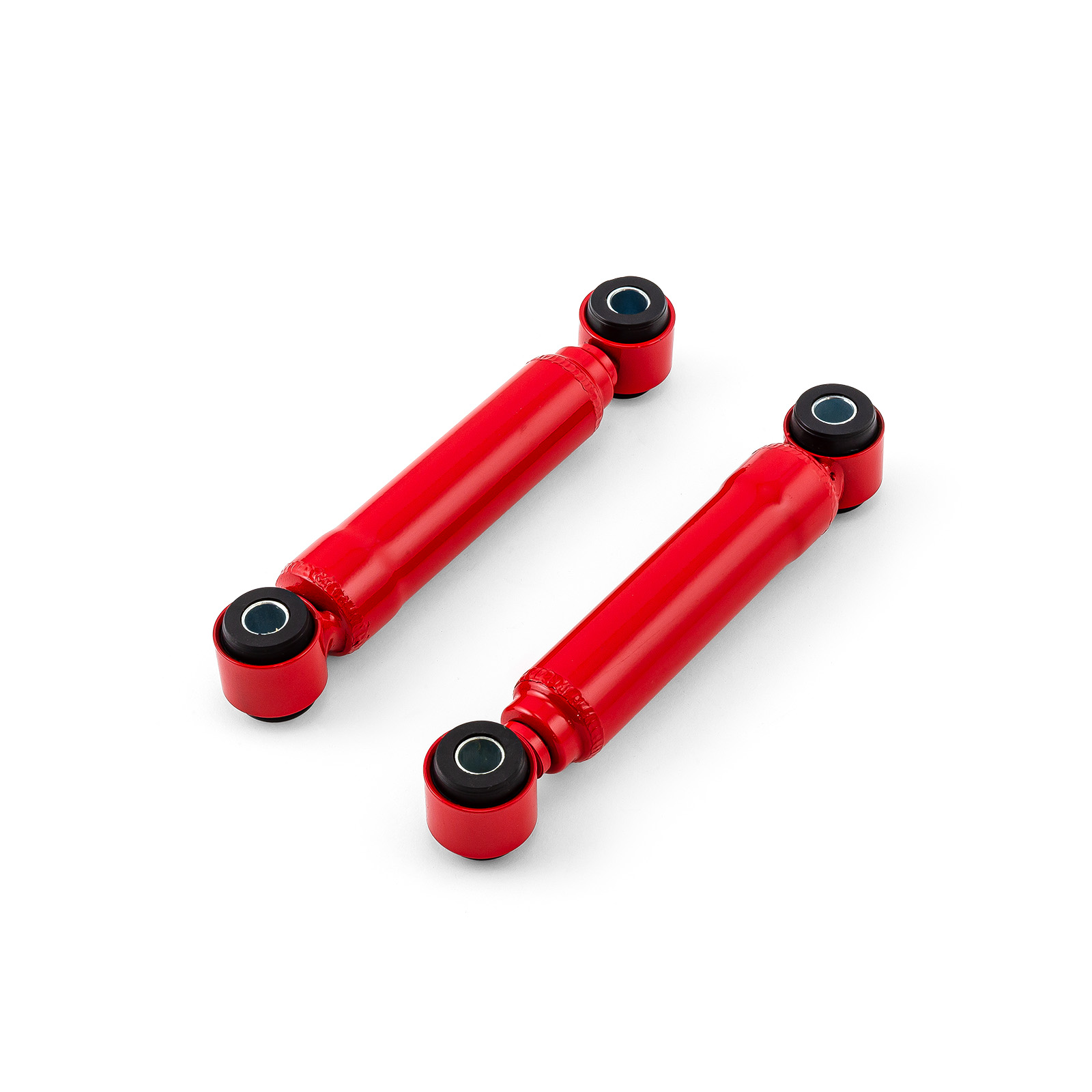 Speedmaster® PCE530.1001 Shorty Red Shock Absorbers Mono Tube Hot Rod 11 1/4" Extended 7 7/8" Collapsed