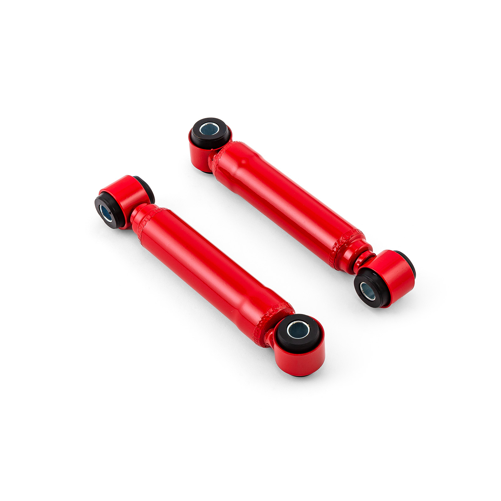 Speedmaster® PCE530.1001 Shorty Red Shock Absorbers Mono Tube Hot Rod 11 1/4" Extended 7 7/8" Collapsed