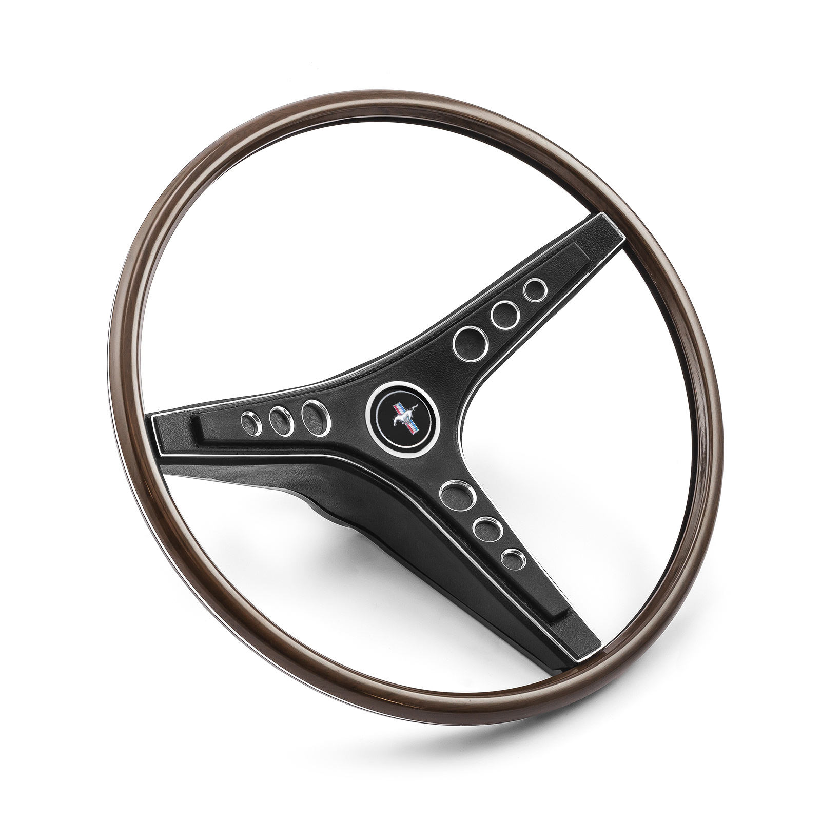 Speedmaster® PCE540.1009.01 Ford 1969 Mustang Mach 1 Deluxe Rim Blow Steering Wheel Complete