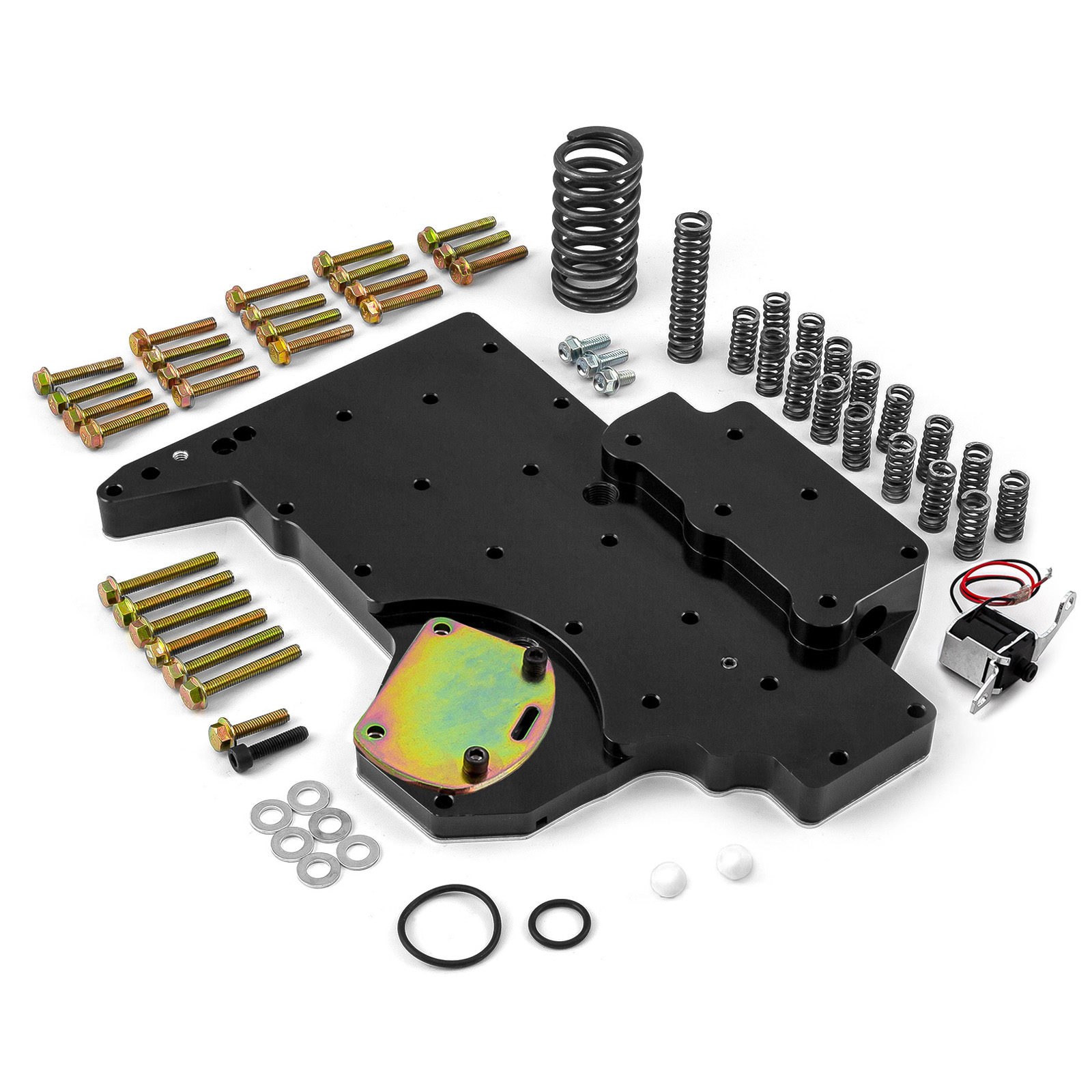 Speedmaster® PCE634.1009.02 GM 4L80 Transmission Billet Aluminum Full Manual Valve Body - Black