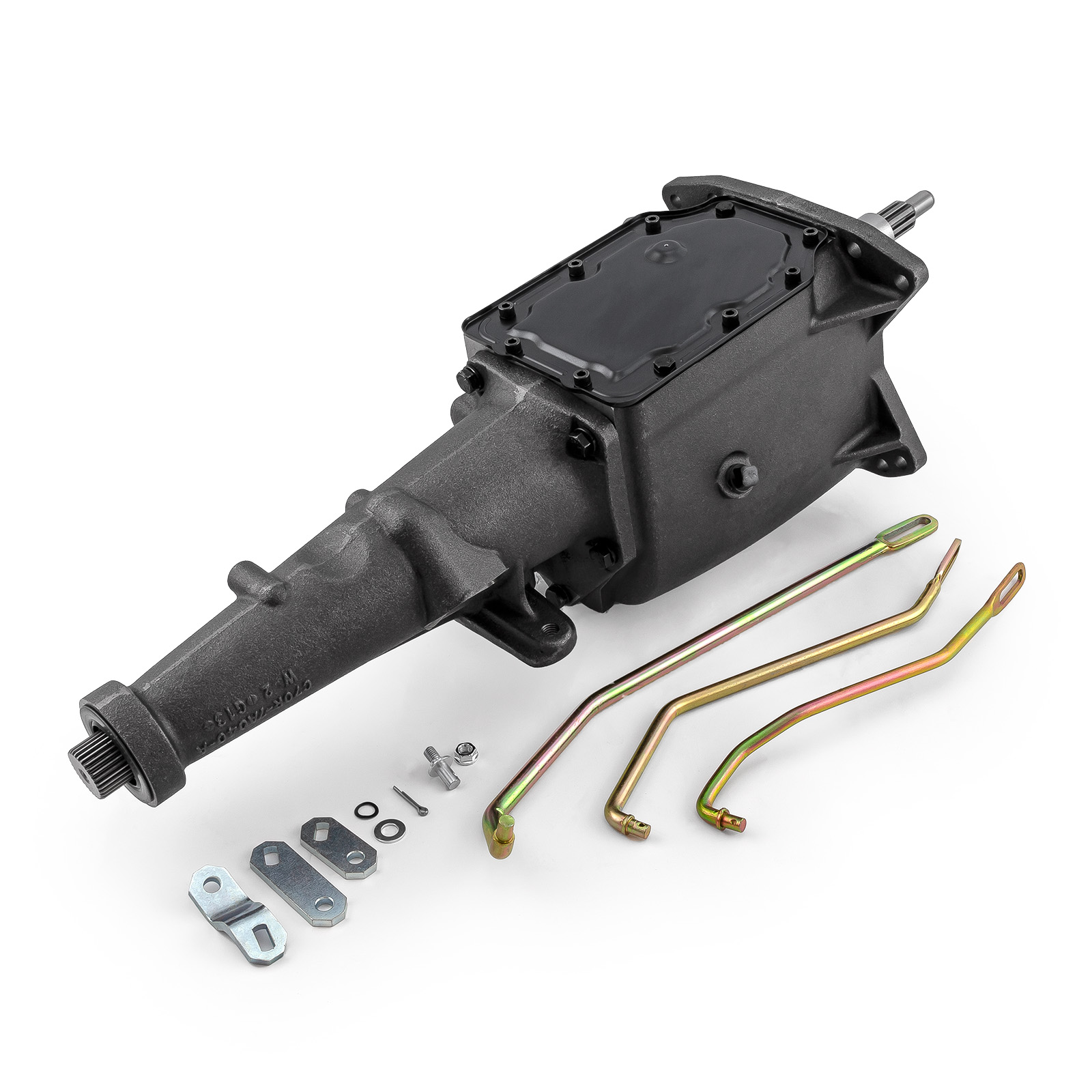 Speedmaster® PCE646.1004 Ford 4 Speed Wide Ratio Cast Iron Toploader Gearbox Transmission [SHORT]