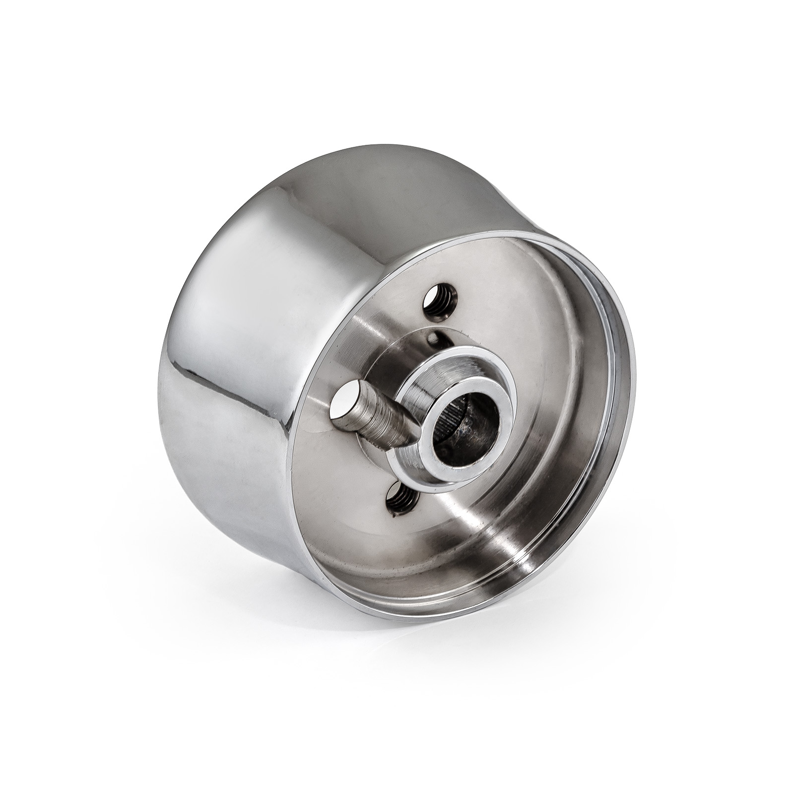 Speedmaster® PCE709.1001 9 Bolt Chrome Aluminum Steering Wheel Hub Adapter