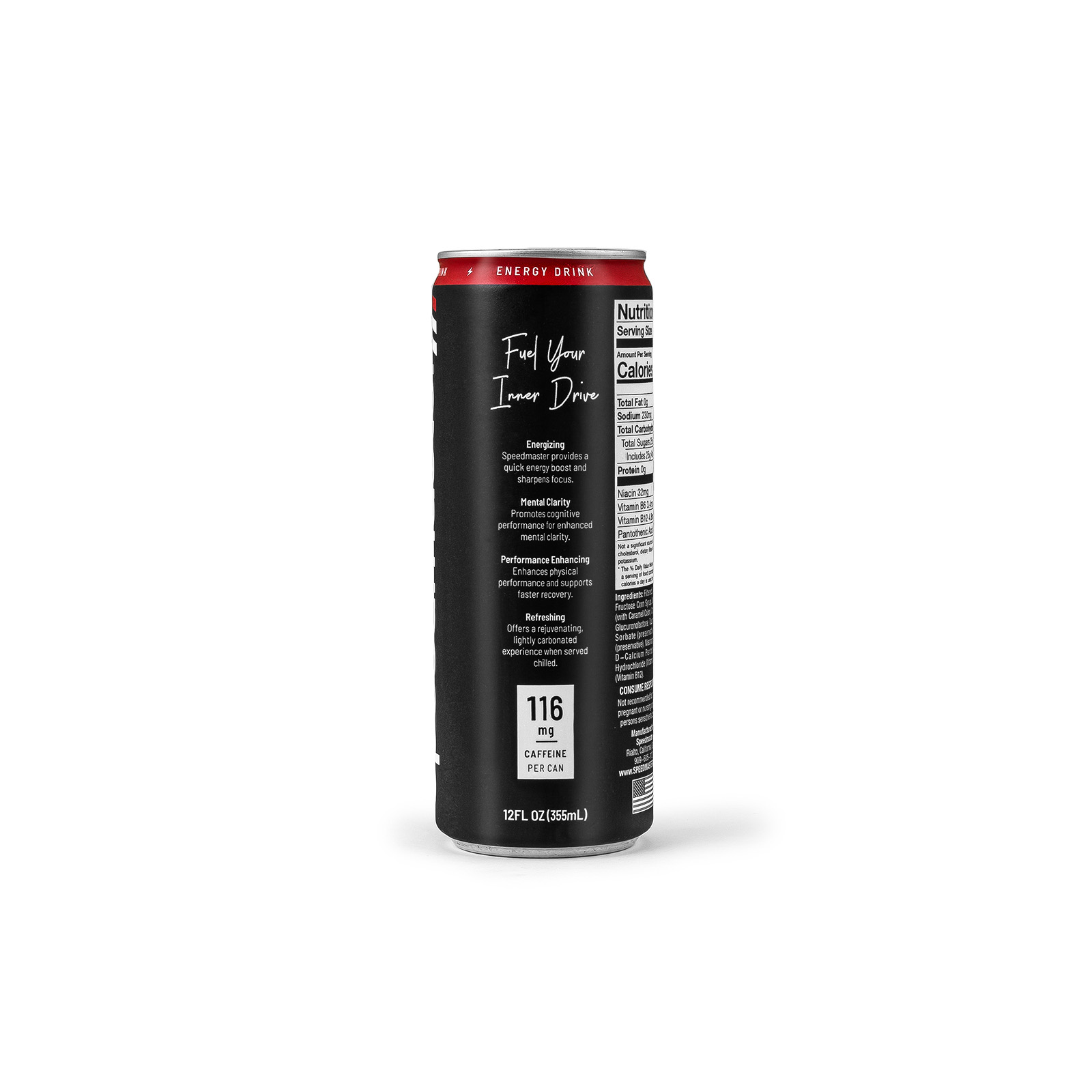 Speedmaster® 1-018-001-01 Speedmaster 12oz Energy Drink