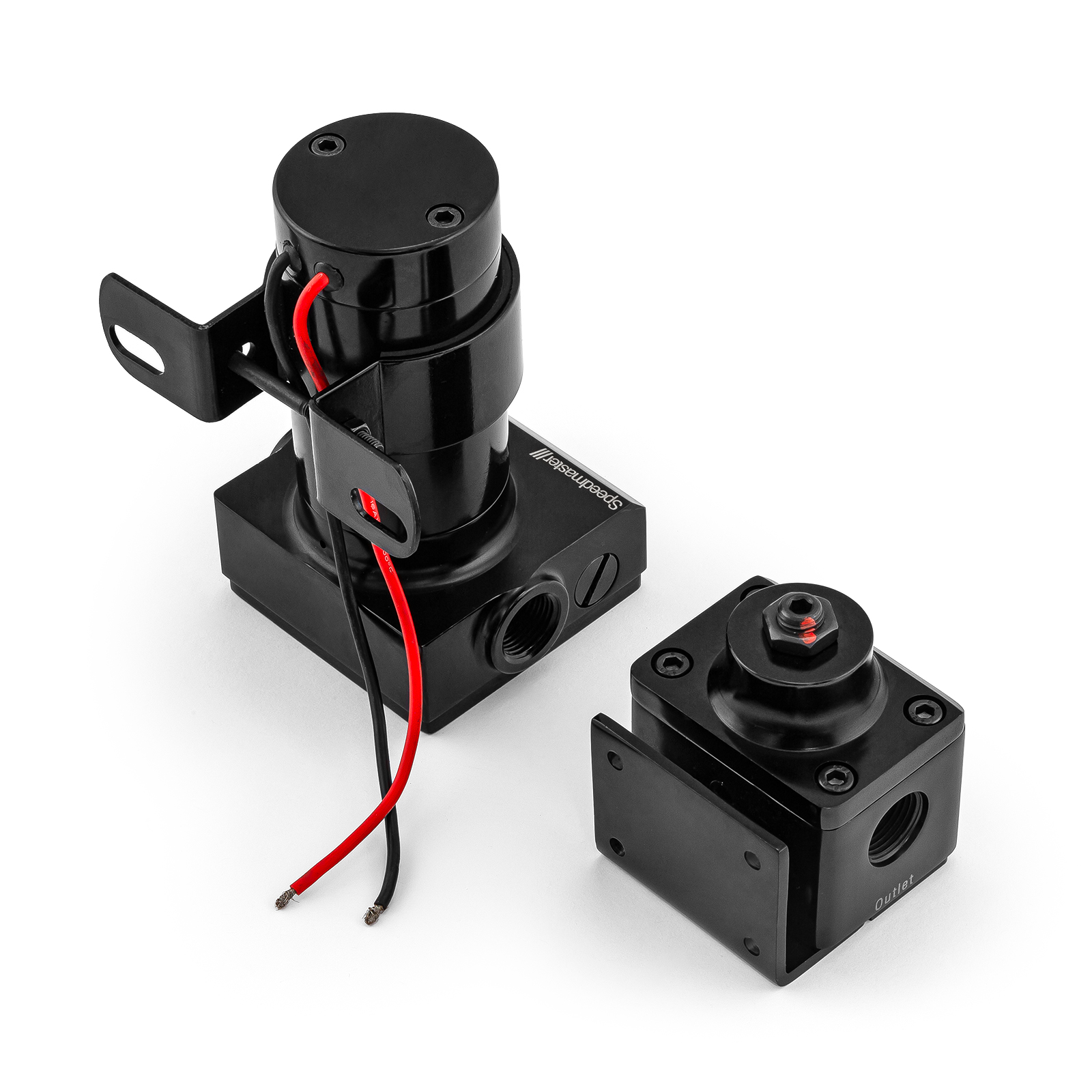 Speedmaster® 1-145-002-01 140 Gph @ 14 PSI Universal Billet Electric Fuel Pump Kit with Regulator & Filter