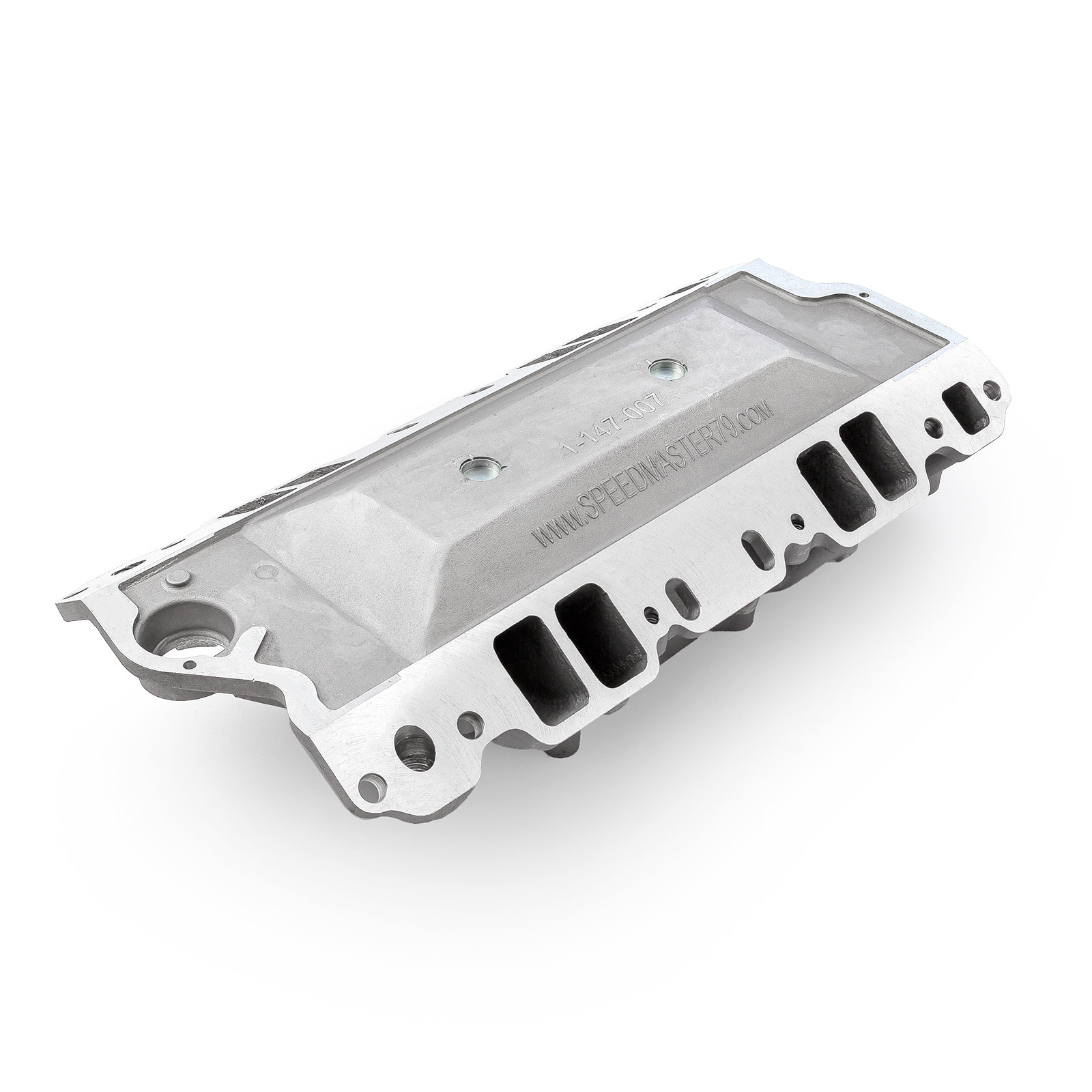 Speedmaster® 1-147-007 Chevy SBC 350 1957-95 MID-AIR™ MidRise Aluminum Intake Manifold [Satin]