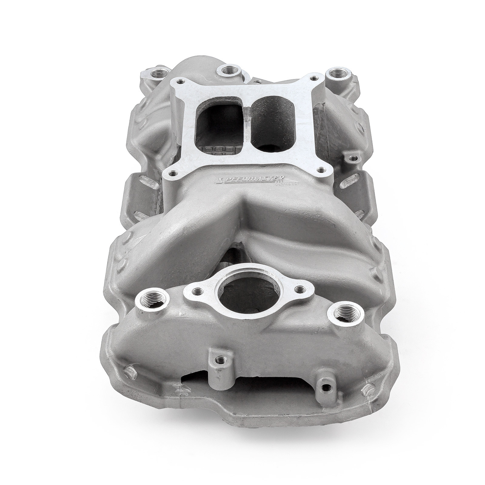 Speedmaster® 1-147-007 Chevy SBC 350 1957-95 MID-AIR™ MidRise Aluminum Intake Manifold [Satin]
