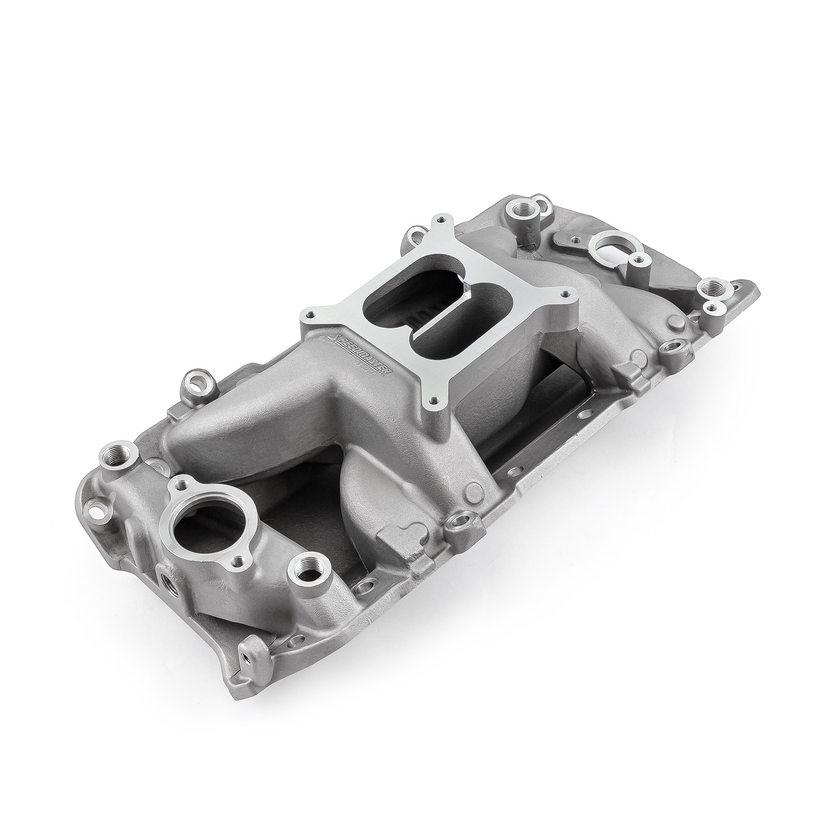Chevy BBC 454 Oval Port MID-AIR™ MidRise Aluminum Intake Manifold [Satin]