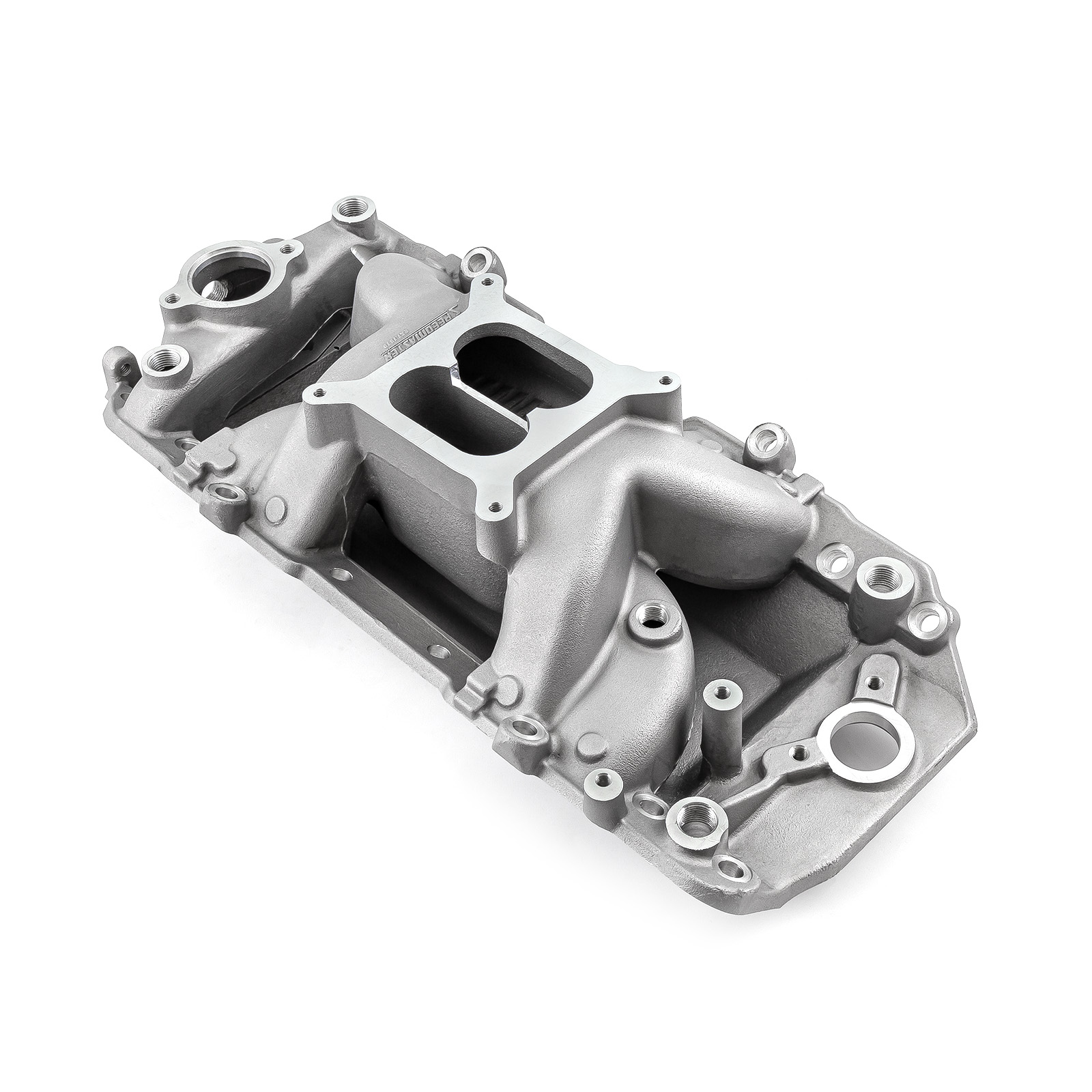 Speedmaster® 1-147-019 Chevy BBC 454 Oval Port MID-AIR™ MidRise Aluminum Intake Manifold [Satin]