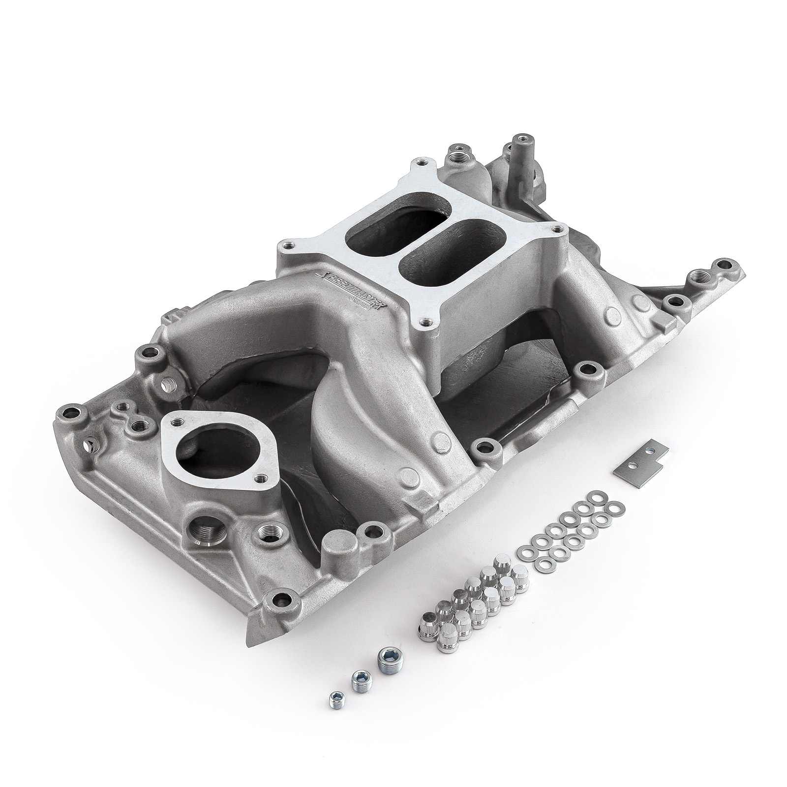 Speedmaster® 1-147-028 Mopar Chrysler Dodge SB 318 340 360 MID-AIR™ MidRise Aluminum Intake Manifold [Satin]