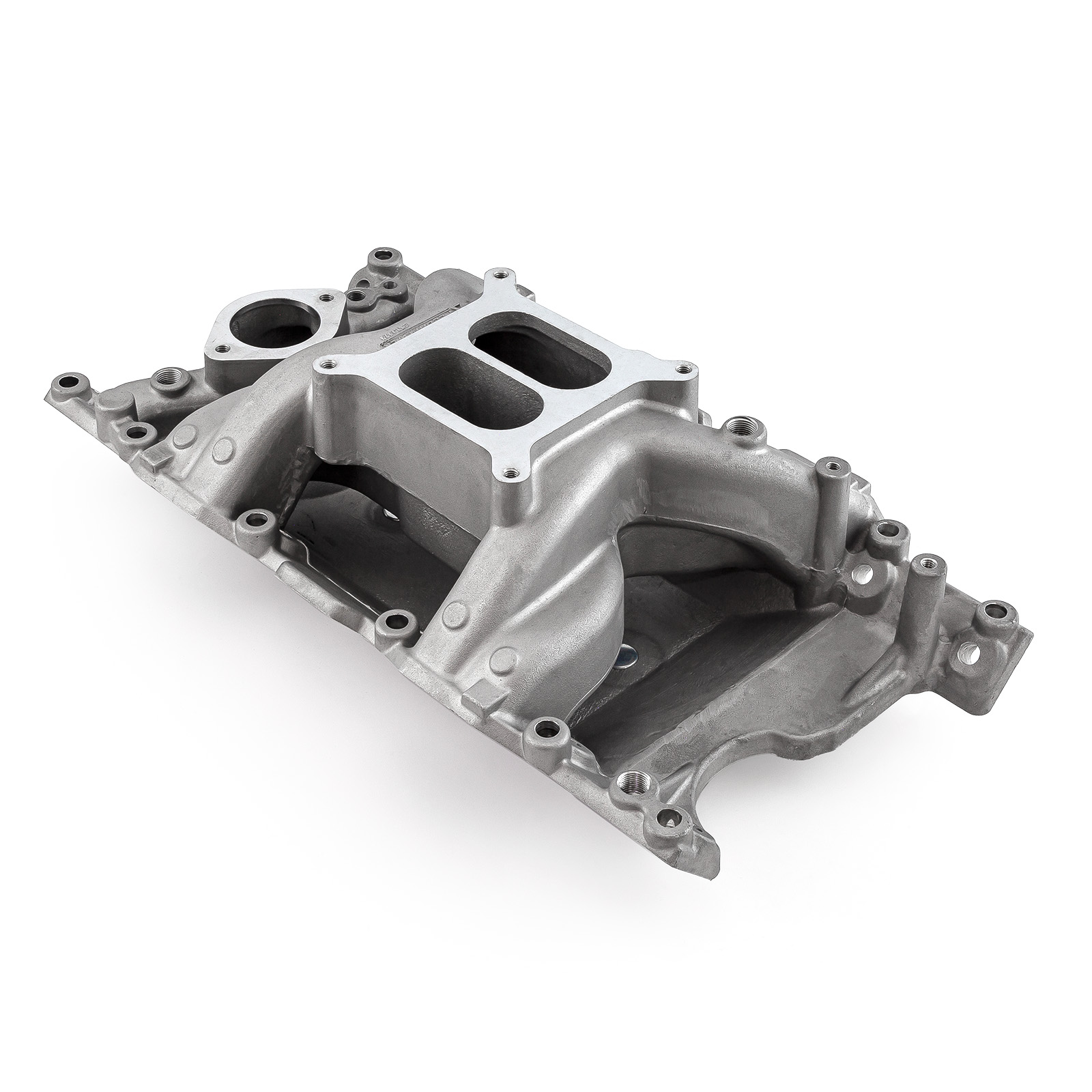 Speedmaster® 1-147-028 Mopar Chrysler Dodge SB 318 340 360 MID-AIR™ MidRise Aluminum Intake Manifold [Satin]