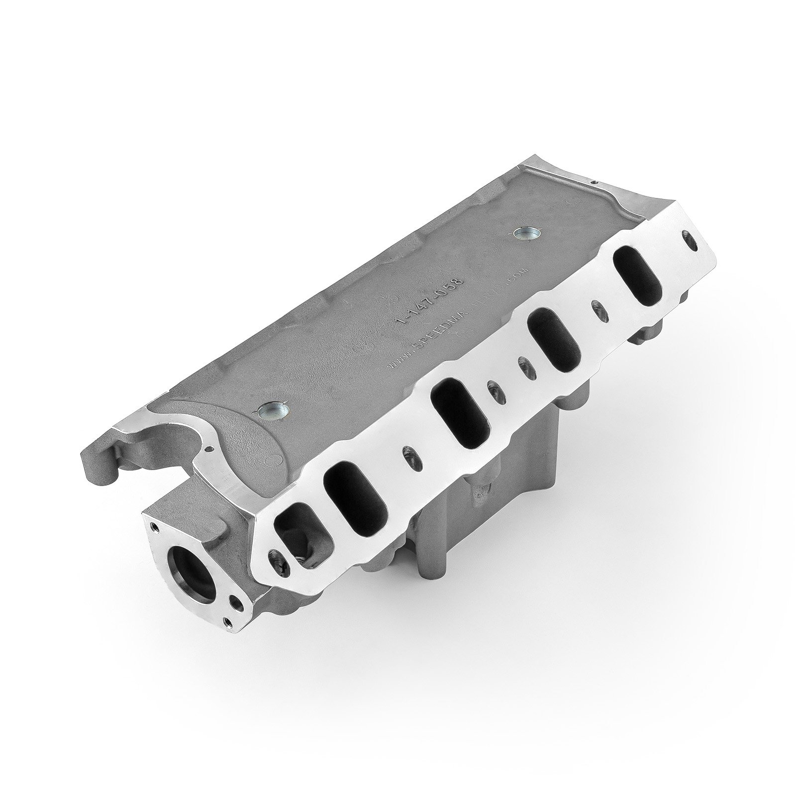 Speedmaster® 1-147-058 Ford SB 260 289 302 Windsor Parker-Style HiRise Aluminum Intake Manifold [Satin]