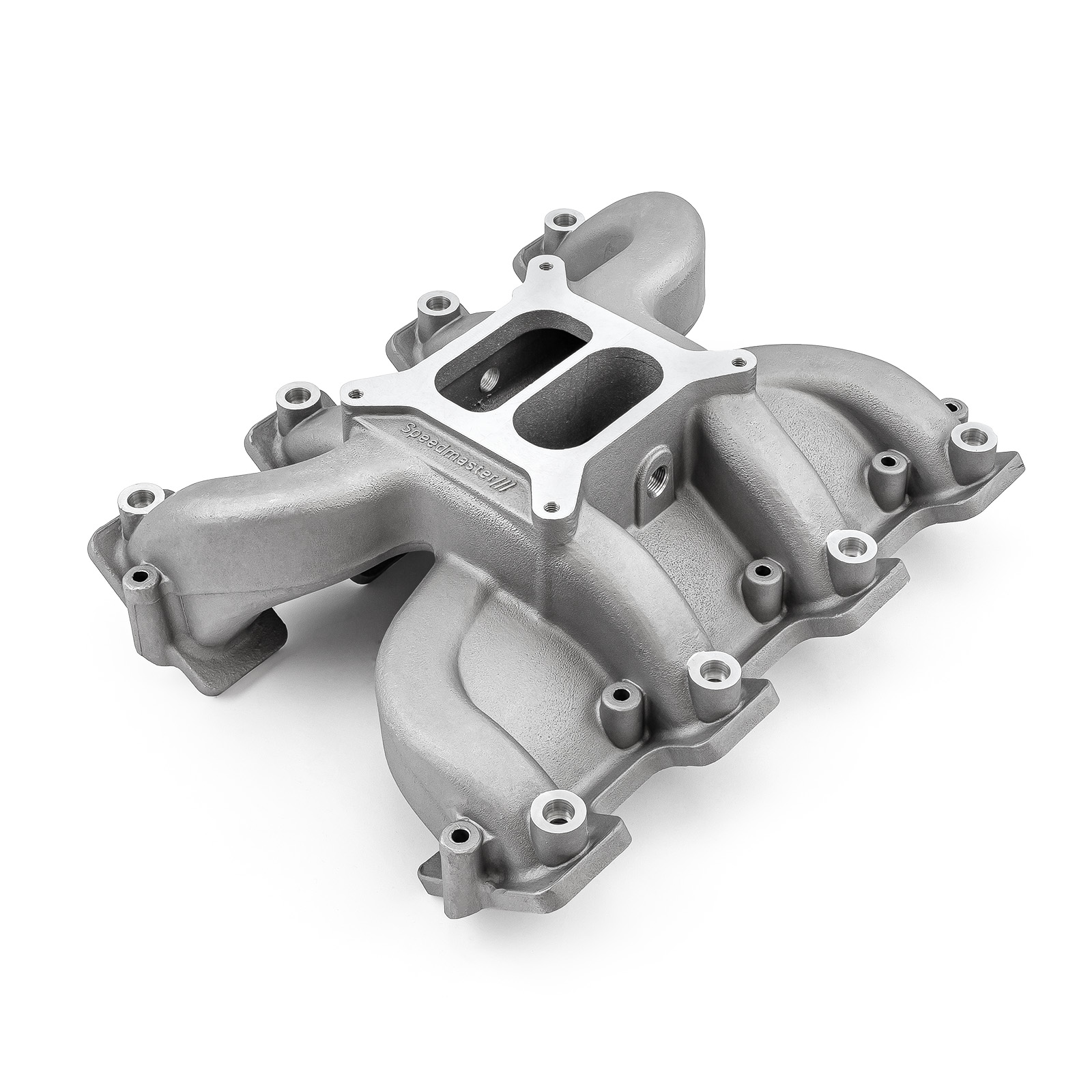 Speedmaster® 1-147-105-01 Chevy GM LS3 Dual Plane 4150 MID-AIR™ MidRise Aluminum Intake Manifold [Satin]
