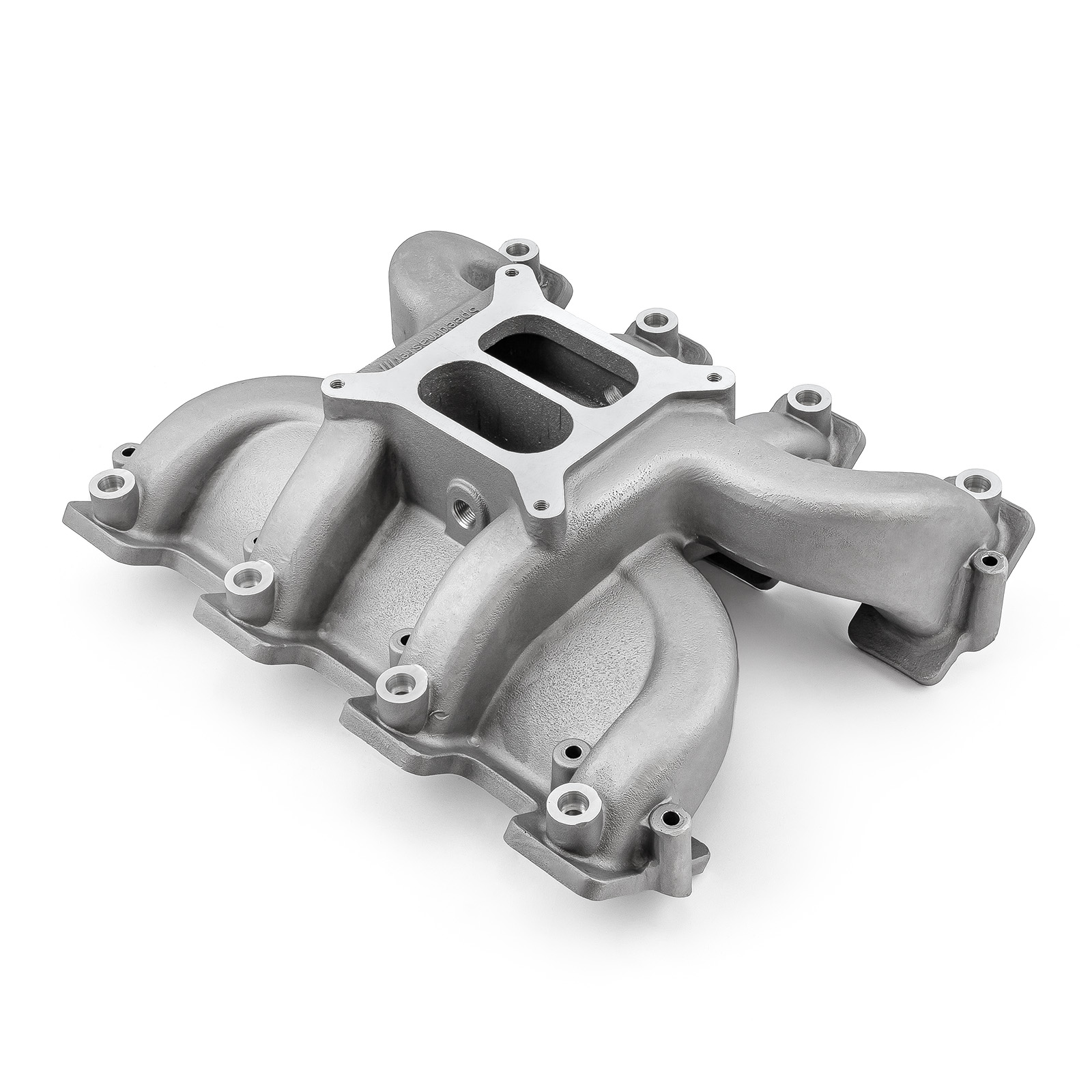 Speedmaster® 1-147-105-01 Chevy GM LS3 Dual Plane 4150 MID-AIR™ MidRise Aluminum Intake Manifold [Satin]