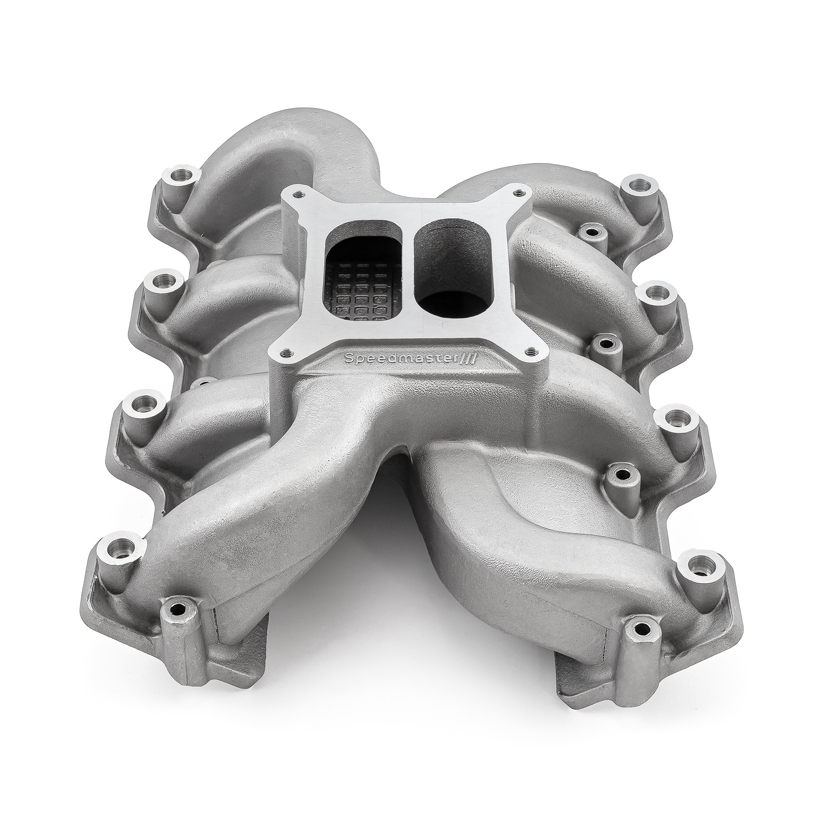 Speedmaster® 1-147-105-01 Chevy GM LS3 Dual Plane 4150 MID-AIR™ MidRise Aluminum Intake Manifold [Satin]