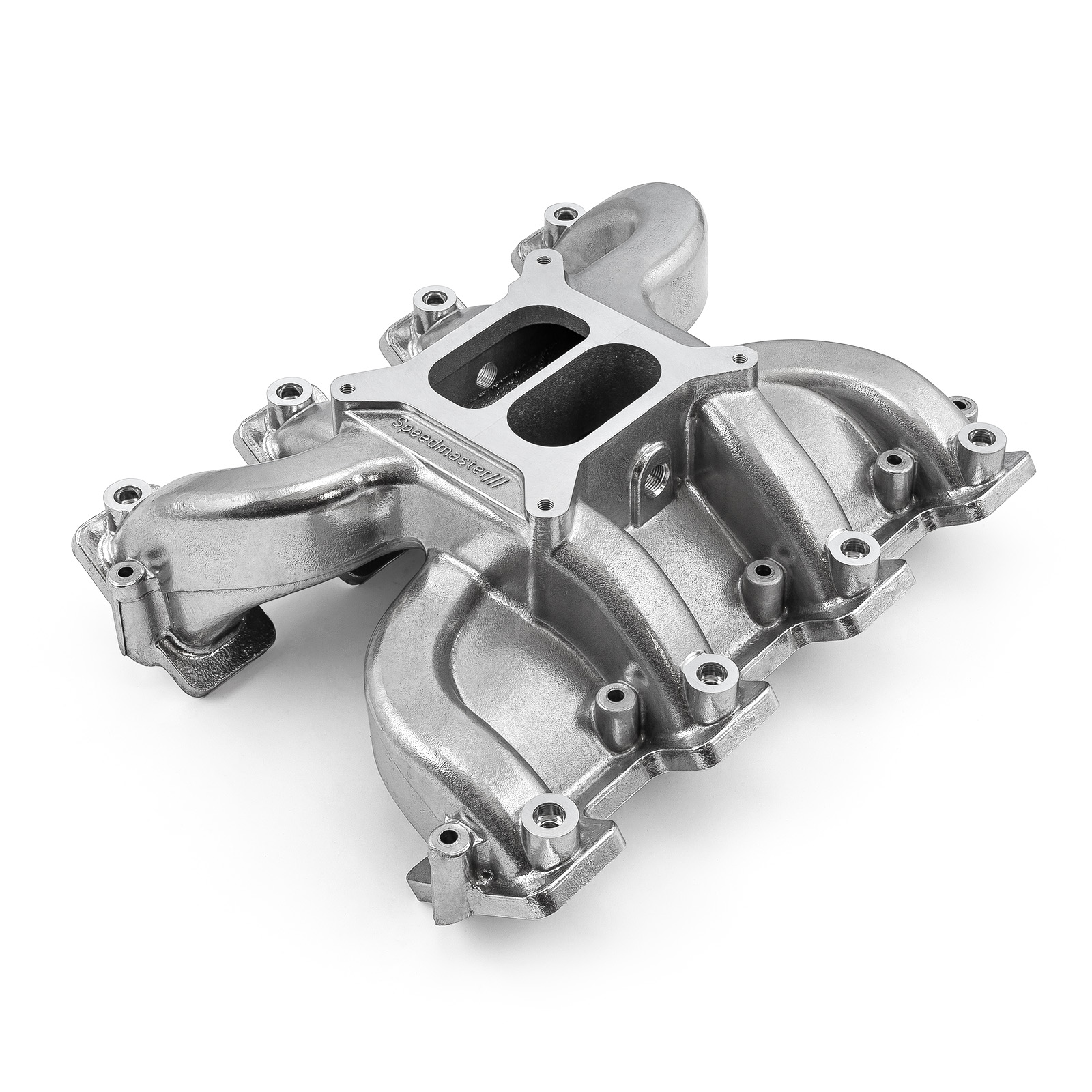 Speedmaster® 1-147-105-02 Chevy GM LS3 Dual Plane 4150 MID-AIR™ MidRise Aluminum Intake Manifold [Polished]