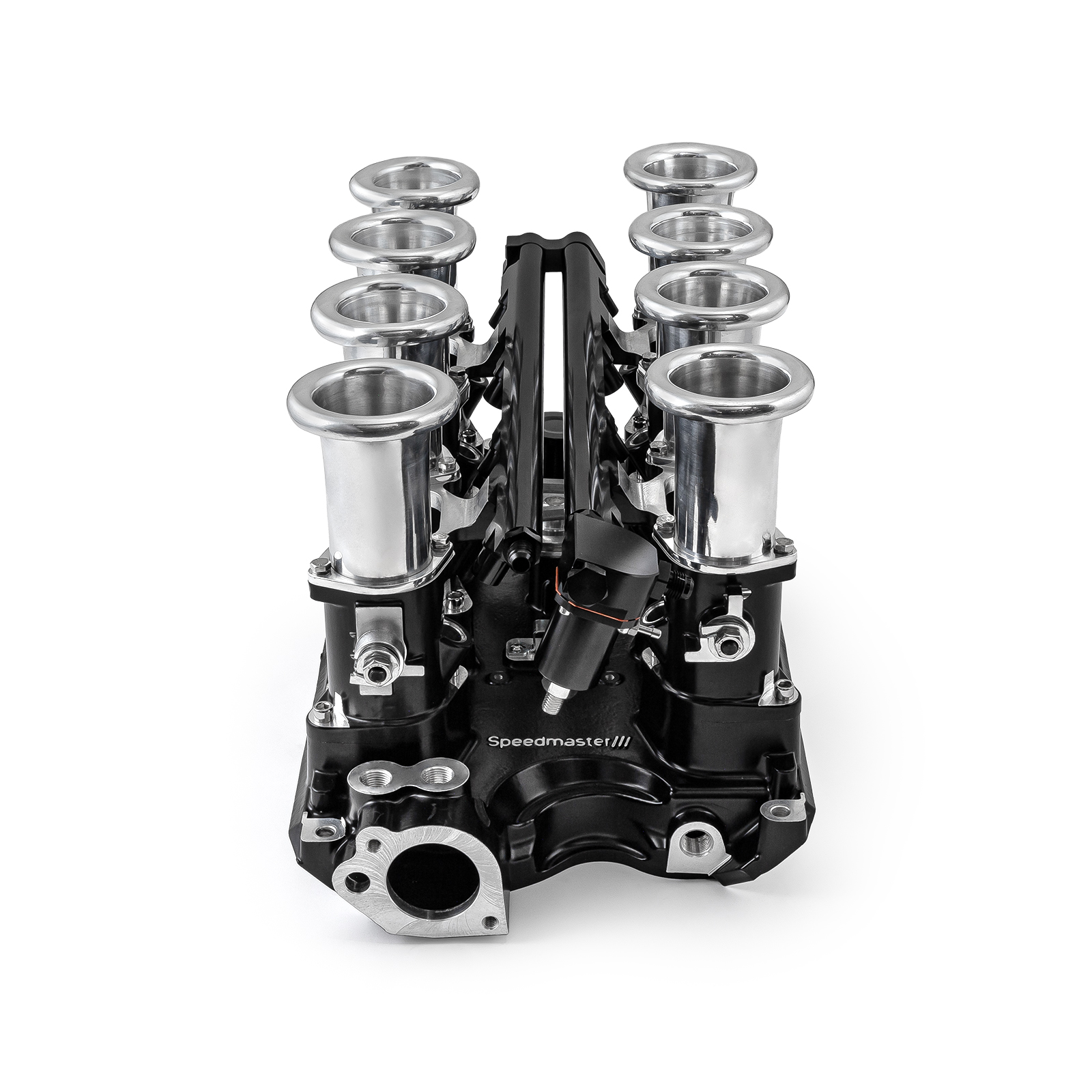 Speedmaster® 1-148-006-02 Ford 351W Windsor Downdraft 8 Stack EFI Intake Manifold System Complete Black
