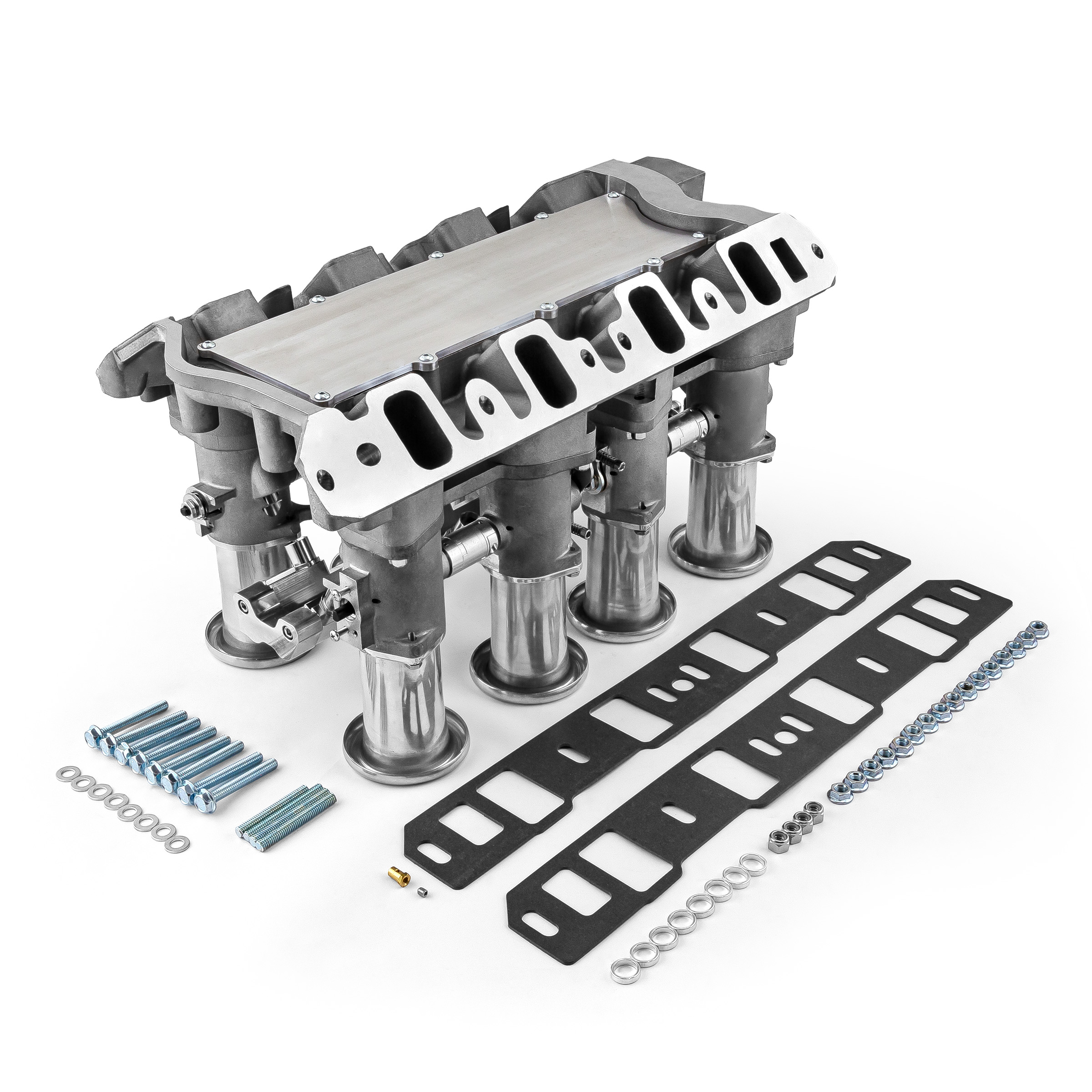 Speedmaster® 1-148-006-03 Ford 351W Windsor Downdraft 8 Stack EFI Intake Manifold System Complete Satin