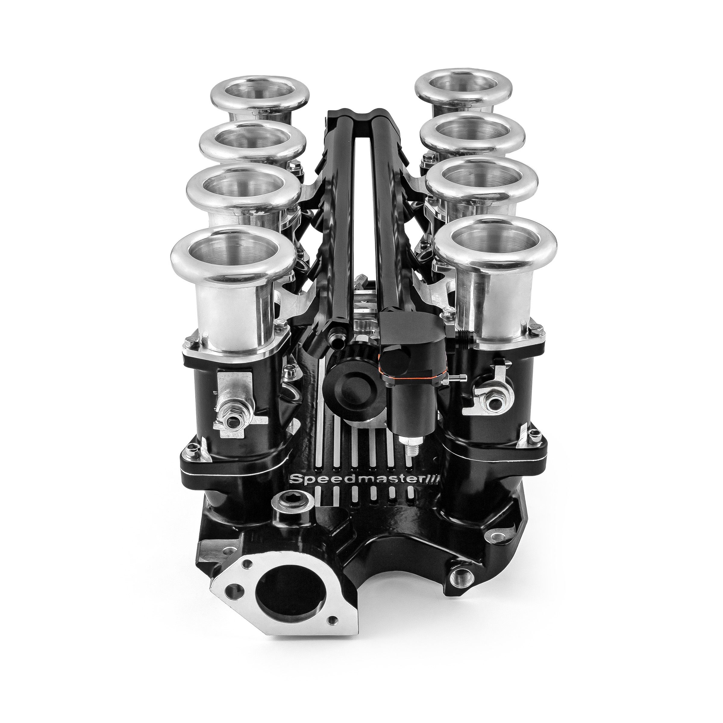 Speedmaster® 1-148-015 Ford SB 289 302 Windsor Downdraft EFI Stack Intake Manifold System Black