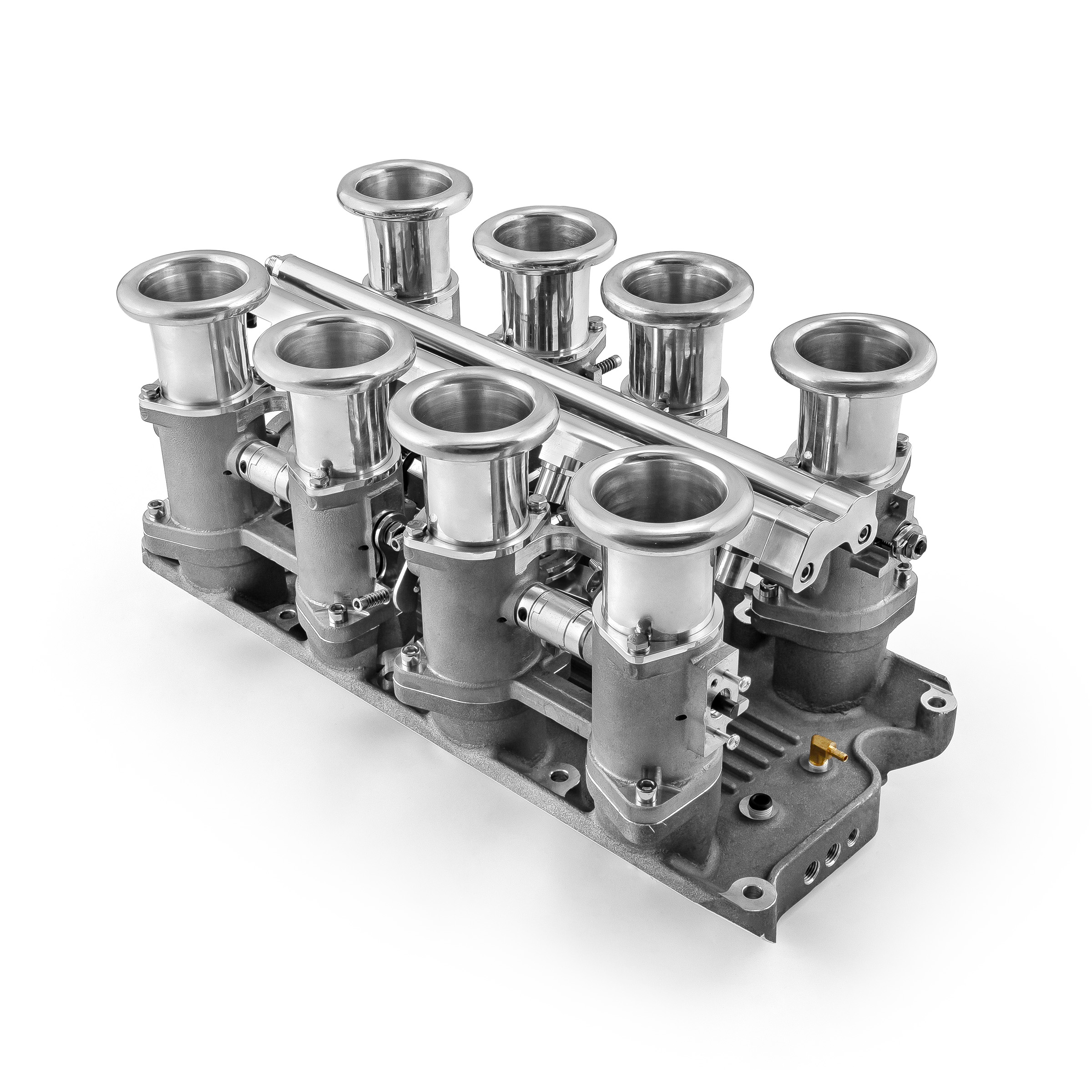 Speedmaster® 1-148-016 Ford SB 289 302 Windsor Downdraft EFI Stack Intake Manifold System Satin
