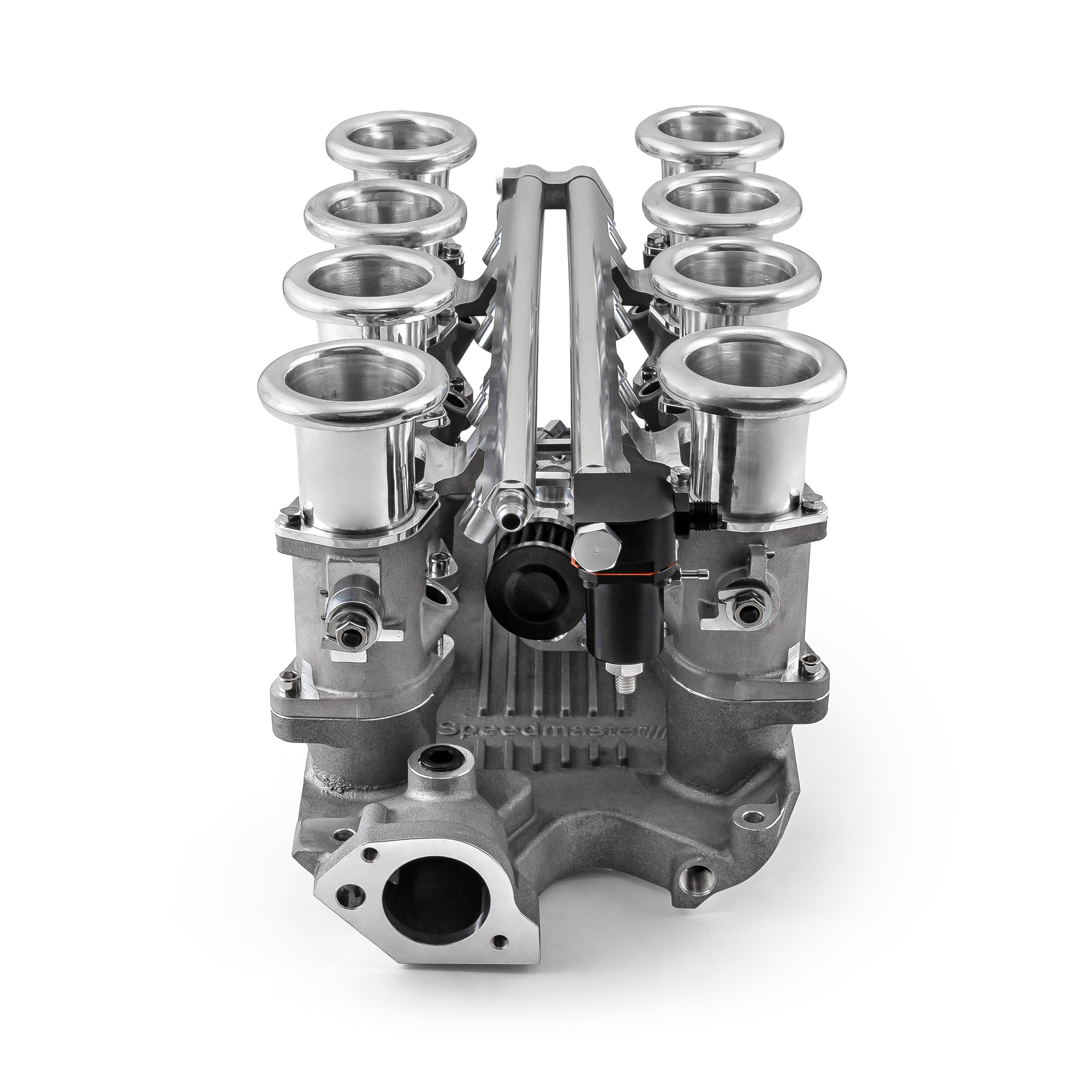 Speedmaster® 1-148-016 Ford SB 289 302 Windsor Downdraft EFI Stack Intake Manifold System Satin