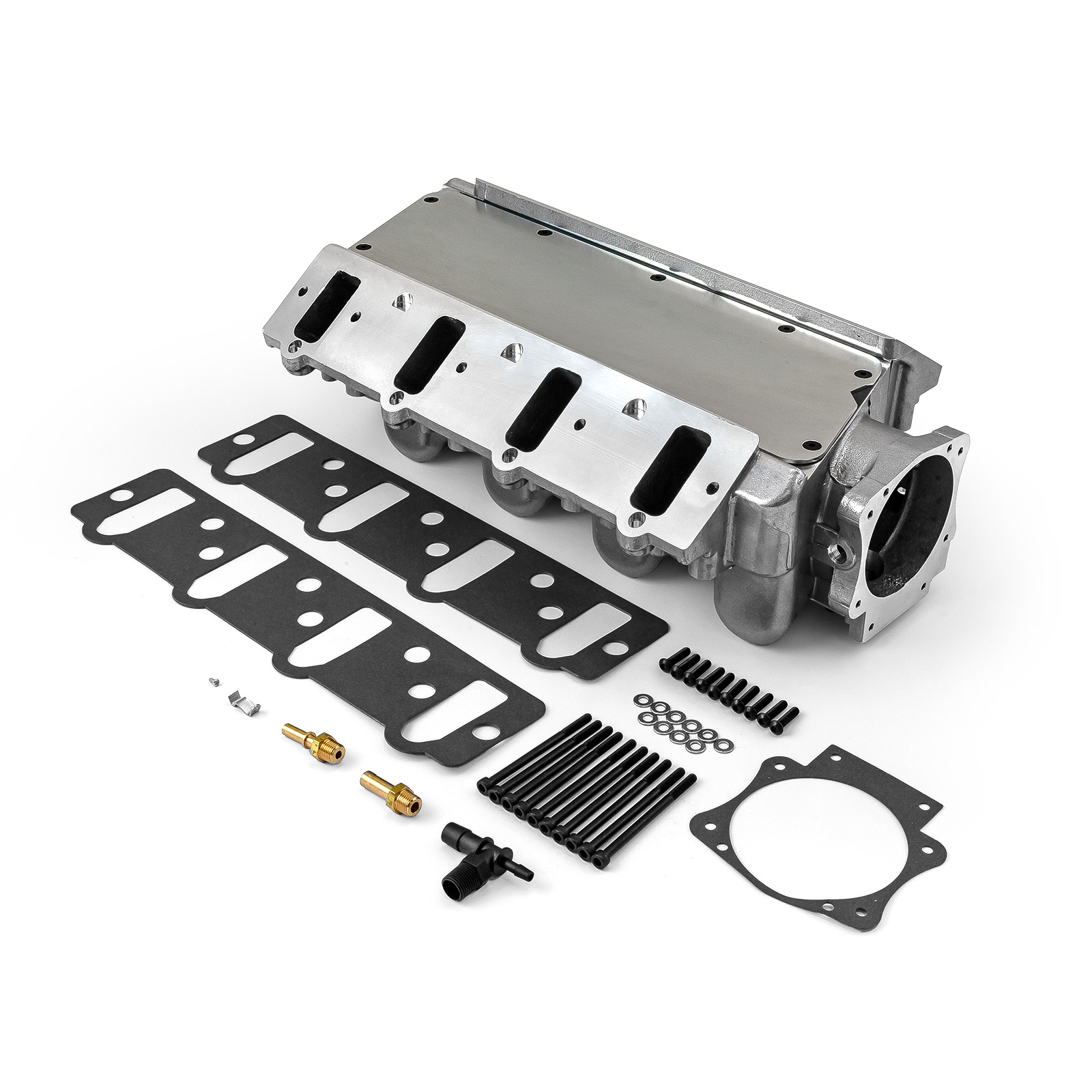 Speedmaster® 1-148-018 Chevy LS1 LS2 LS6 EFI 102mm 4 Bolt Ram Air Intake Manifold [Machined Polished]