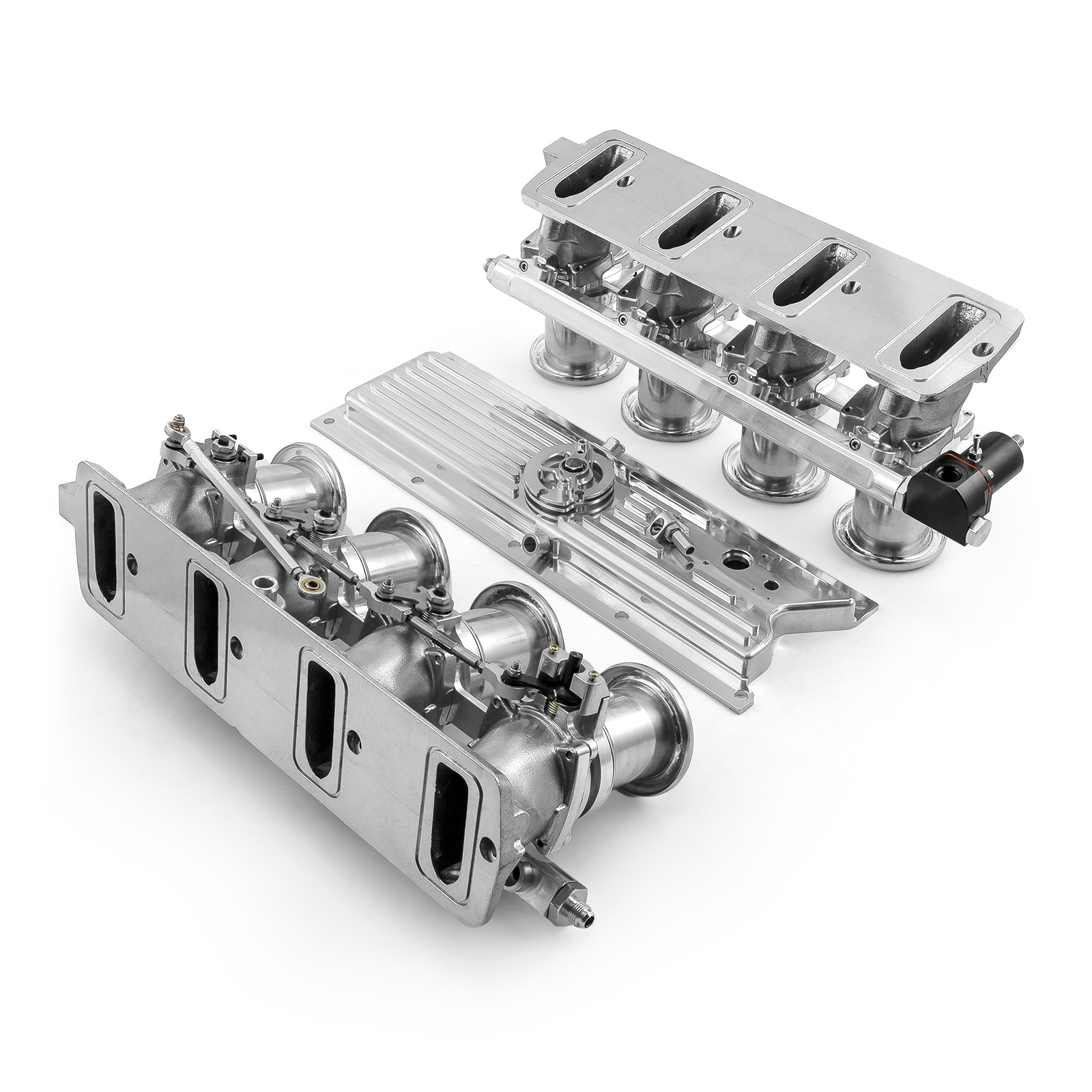Speedmaster® 1-148-042-02 Chevy GM LS1 Downdraft EFI Stack Intake Manifold System Complete [Polished]
