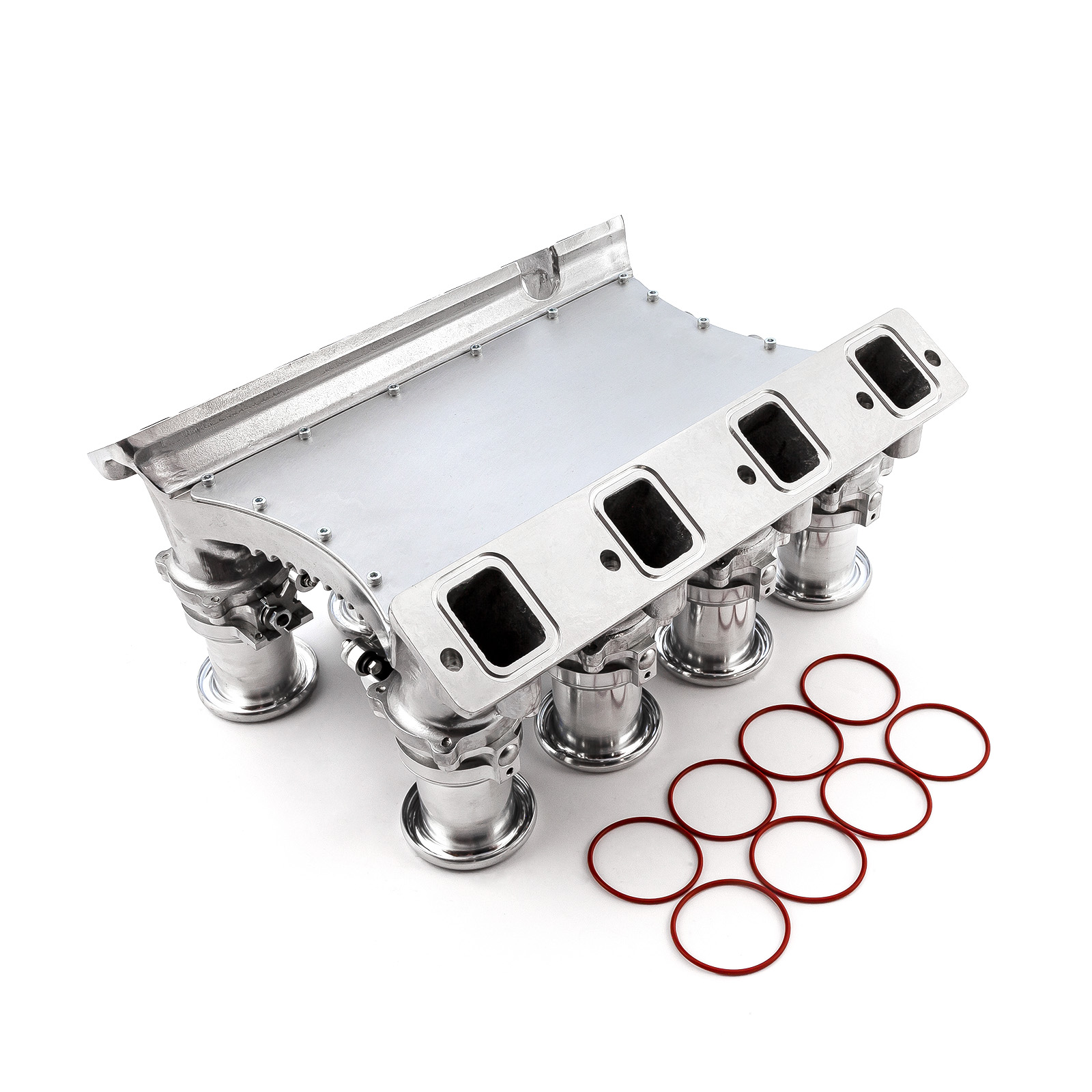 Speedmaster® 1-148-043 Chevy Gen V LT1 Downdraft 8 Stack EFI Intake Manifold System Complete Polished