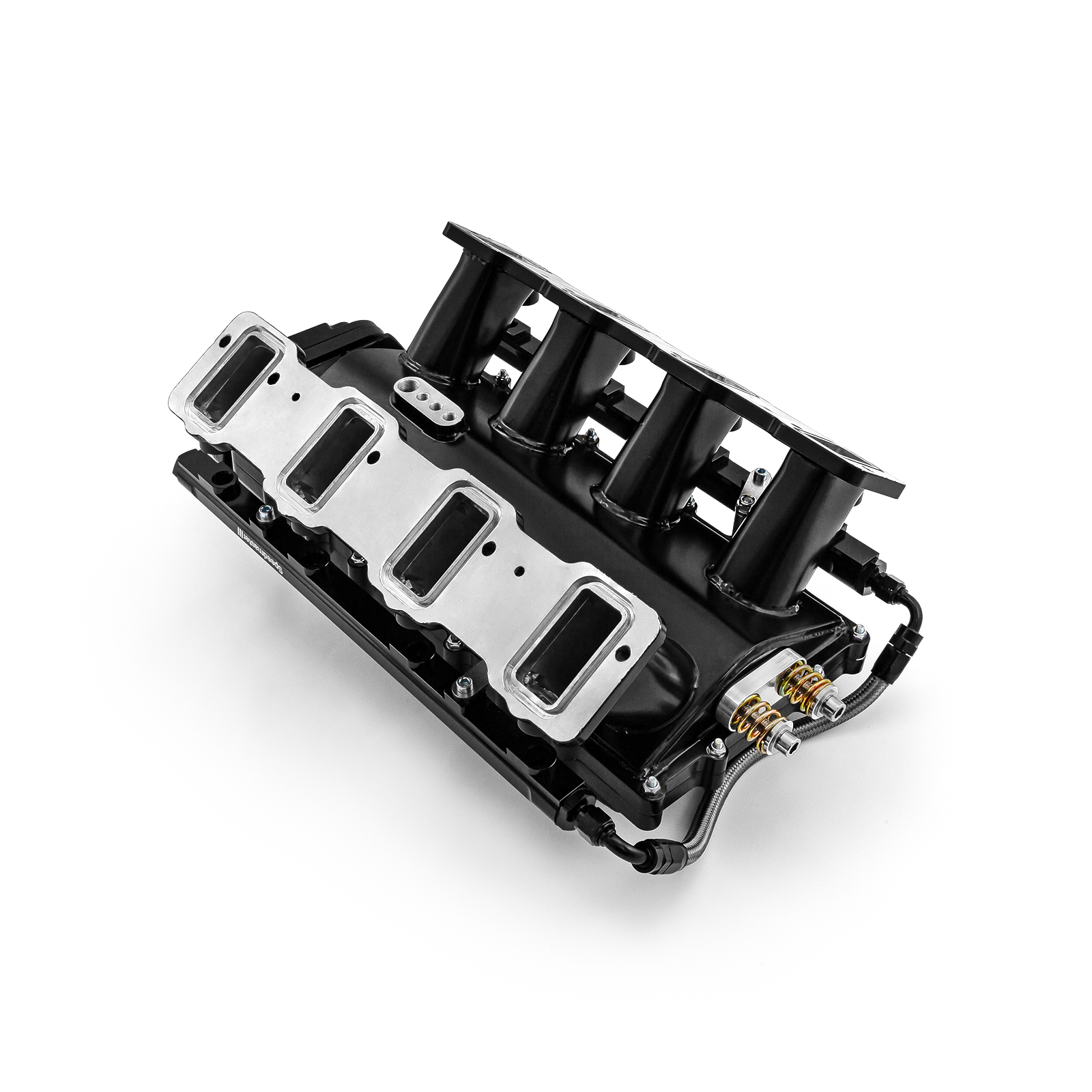Speedmaster® 1-148-051-02 Chevy LS3 2pc Fabricated Ram Air 98mm 4 Bolt EFI Intake Manifold Black