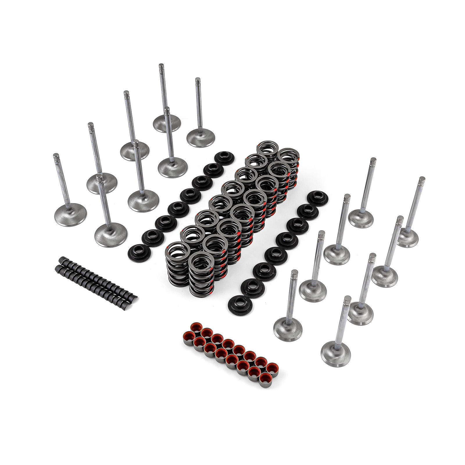 Speedmaster® 1-250-001-01 Chevy SBC 350 Ford SB 289 302 351W Head Build Kit - Hydraulic Flat Tappet
