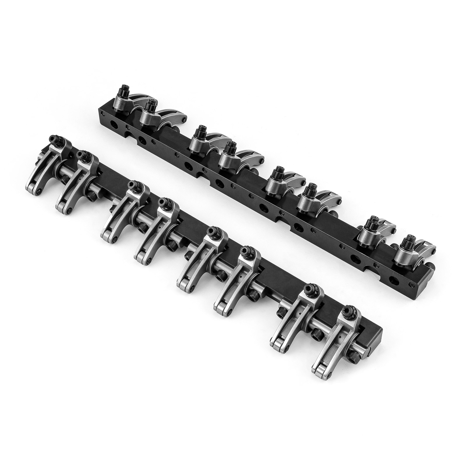 Speedmaster® 1-261-028 Chevy SBC 350 Shaft Mount 1.5 Ratio DNA® Stainless Steel Roller Rocker Arms