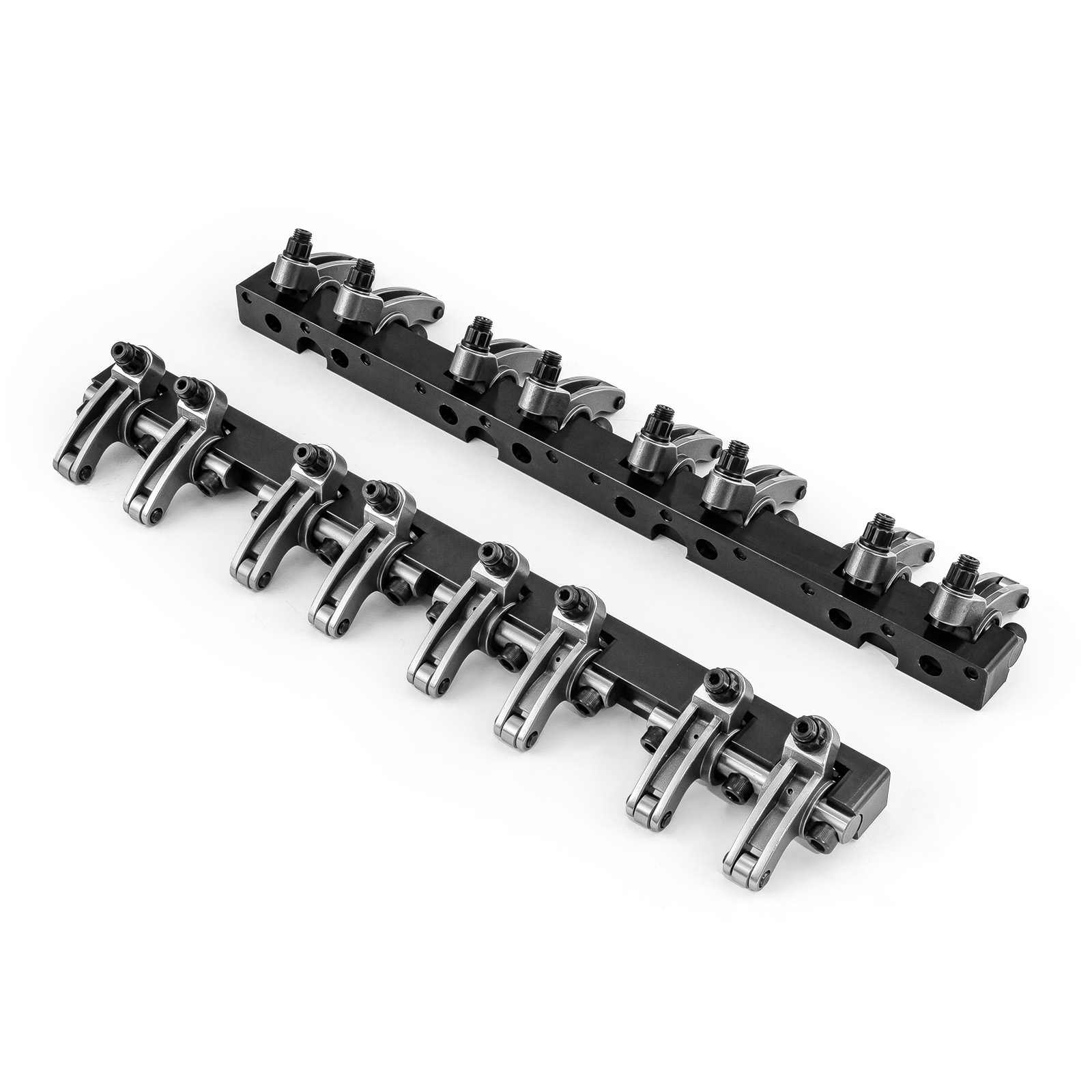 Speedmaster® 1-261-029 Chevy SBC 350 Shaft Mount 1.6 Ratio DNA® Stainless Steel Roller Rocker Arms
