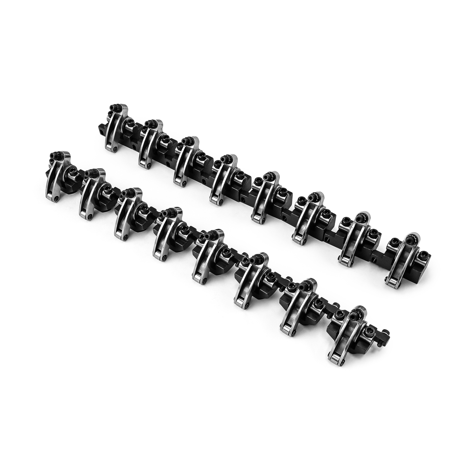 Speedmaster® 1-261-032 Chevy BBC 454 Shaft Mount 1.7 Ratio DNA® Stainless Steel Roller Rocker Arms