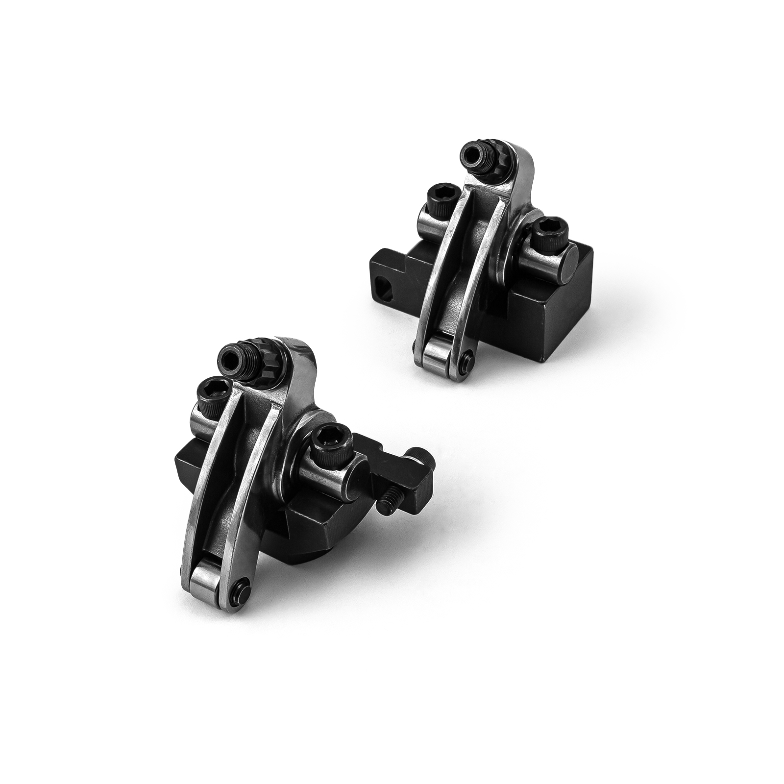 Speedmaster® 1-261-032 Chevy BBC 454 Shaft Mount 1.7 Ratio DNA® Stainless Steel Roller Rocker Arms