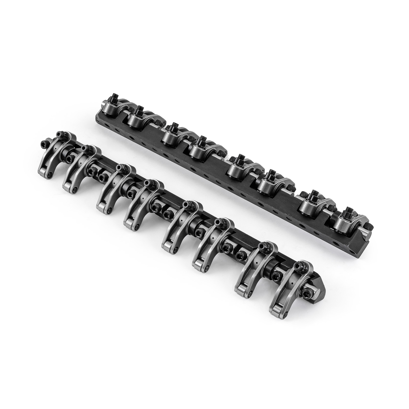 Speedmaster® 1-261-035 Chevy GM LS1 Shaft Mount 1.8 Ratio DNA® Stainless Steel Roller Rocker Arms