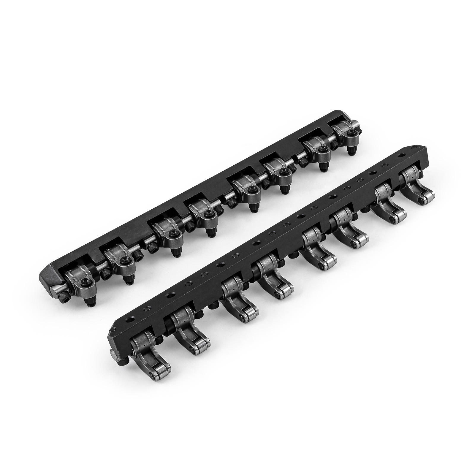 Speedmaster® 1-261-035 Chevy GM LS1 Shaft Mount 1.8 Ratio DNA® Stainless Steel Roller Rocker Arms