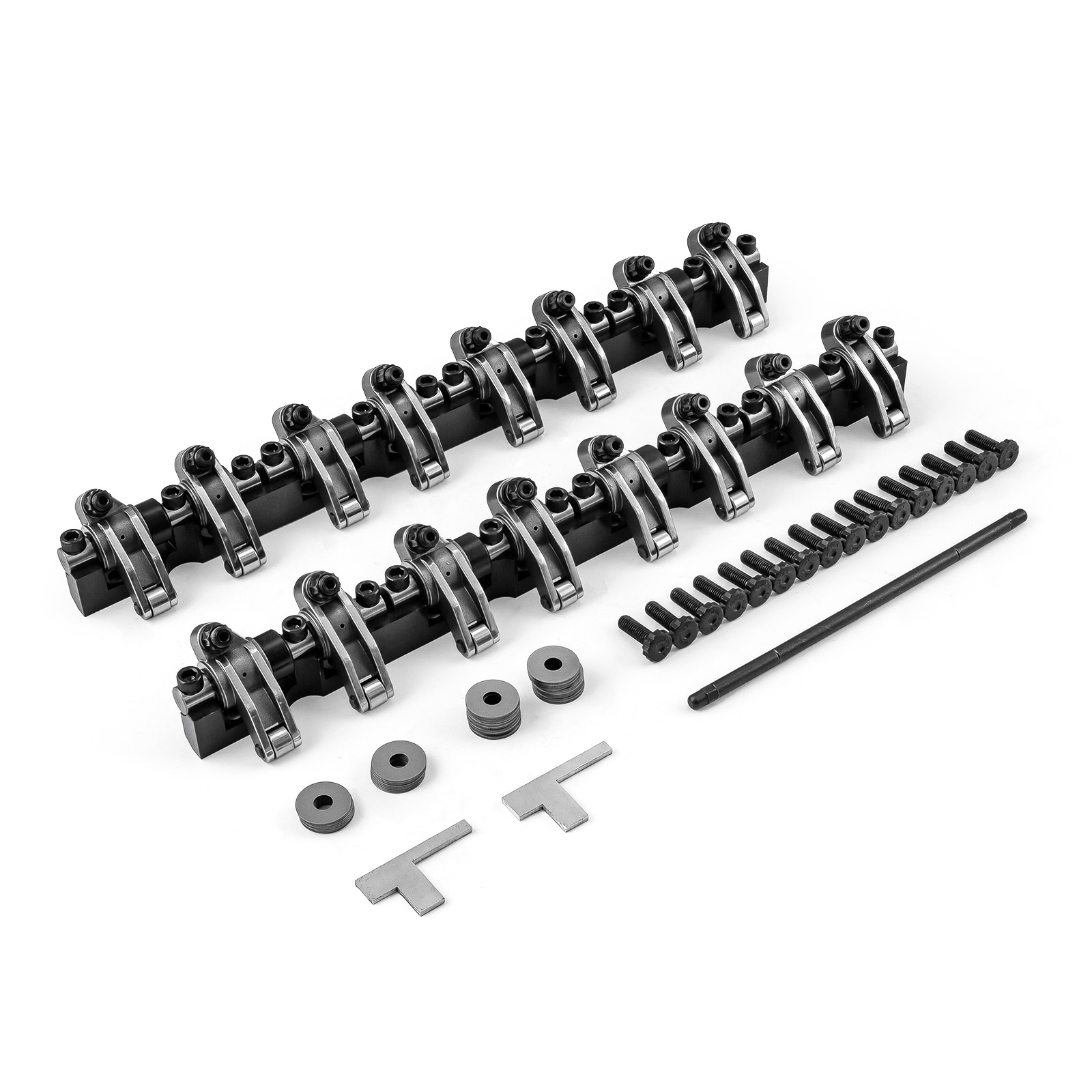 Chevy GM LS3 Shaft Mount 1.7 Ratio DNA® Stainless Steel Roller Rocker Arms