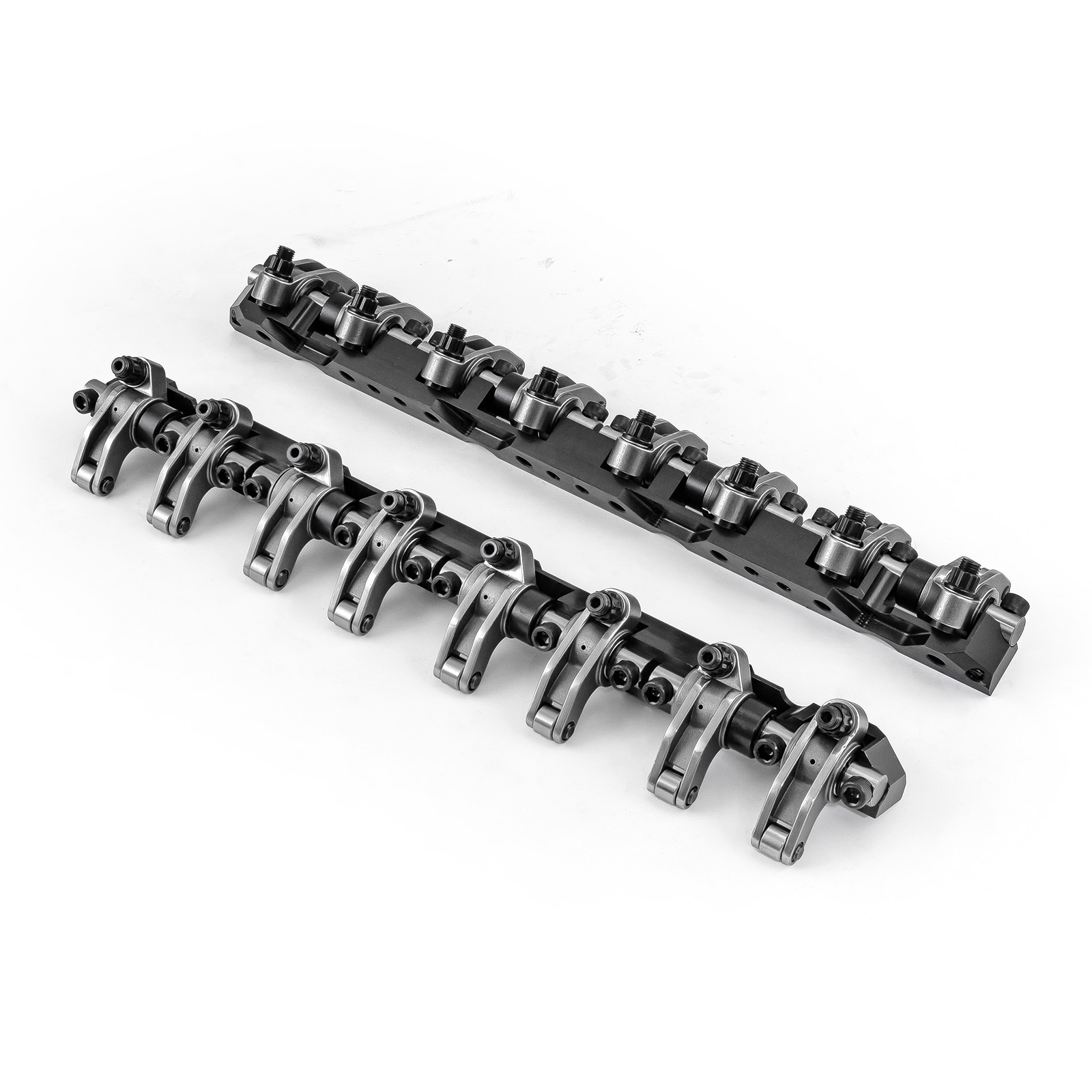 Speedmaster® 1-261-037 Chevy GM LS3 Shaft Mount 1.8 Ratio DNA® Stainless Steel Roller Rocker Arms