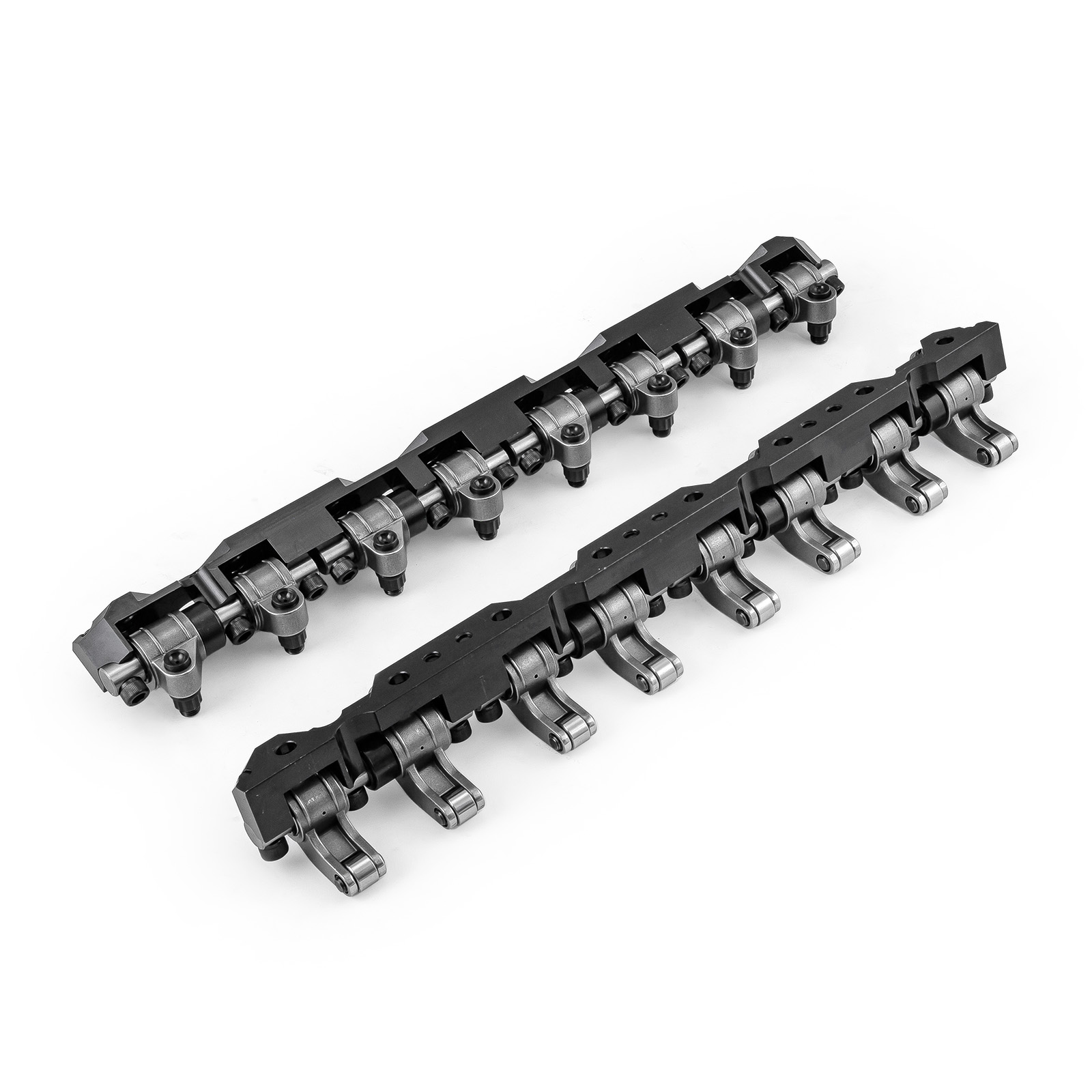 Speedmaster® 1-261-037 Chevy GM LS3 Shaft Mount 1.8 Ratio DNA® Stainless Steel Roller Rocker Arms