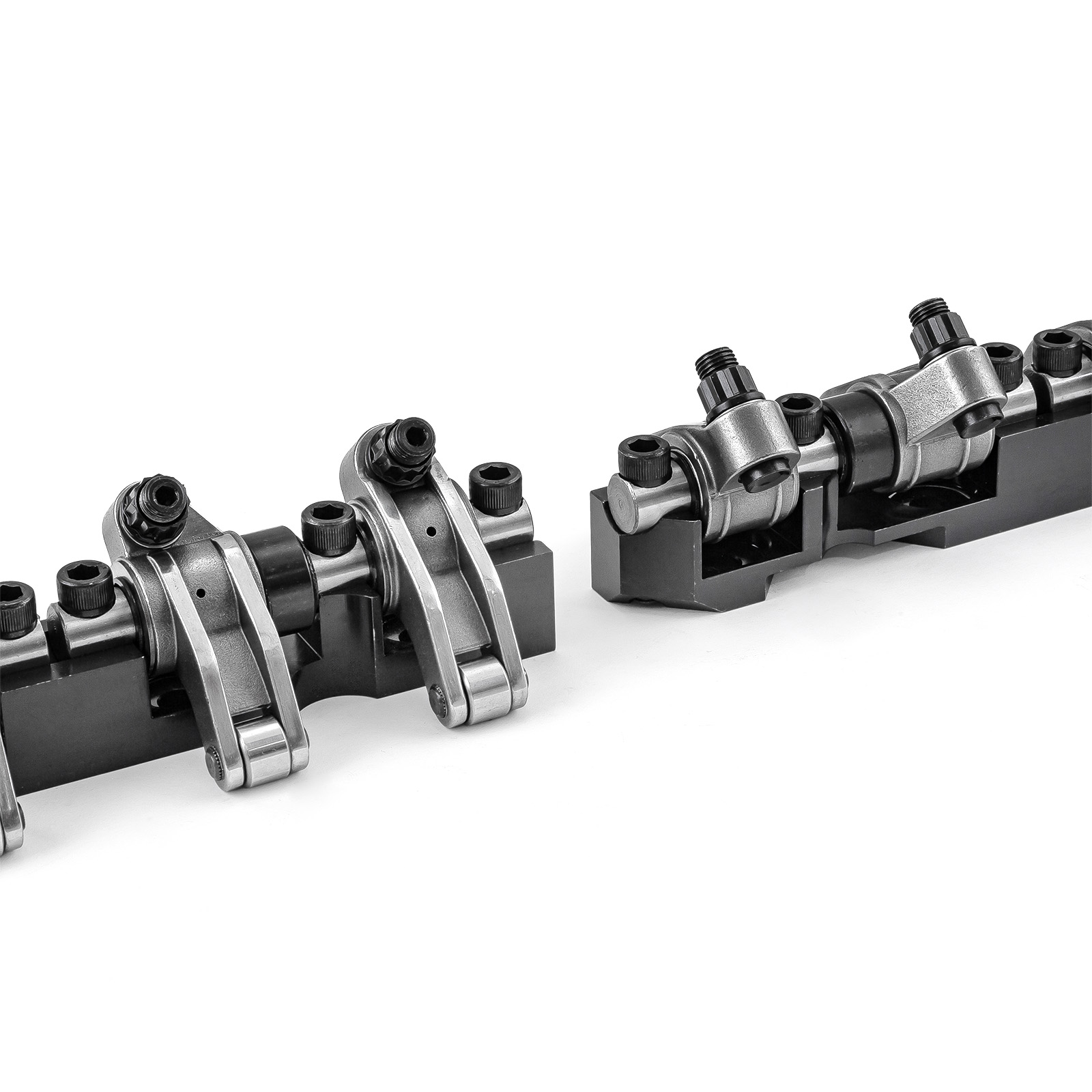 Speedmaster® 1-261-037 Chevy GM LS3 Shaft Mount 1.8 Ratio DNA® Stainless Steel Roller Rocker Arms
