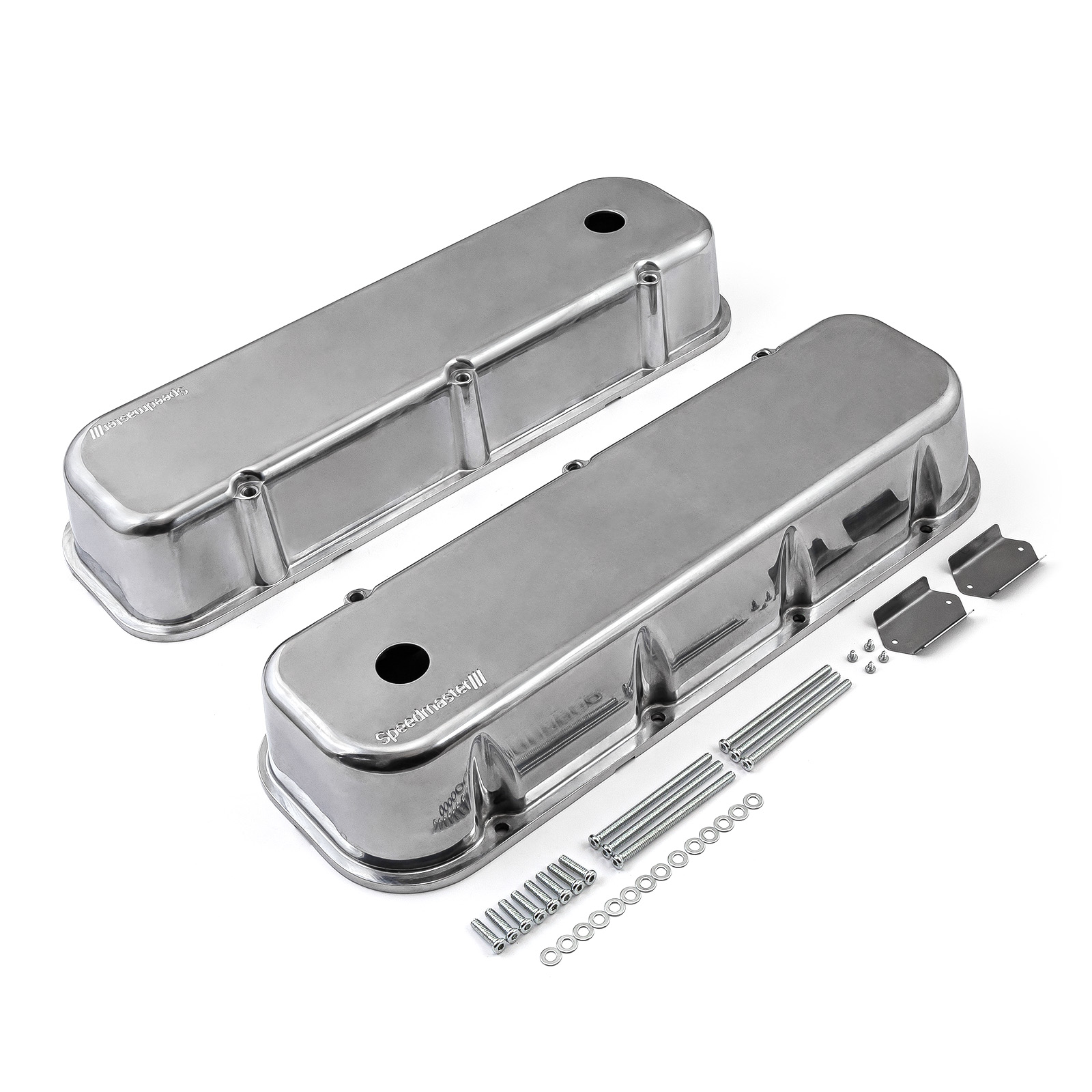 Chevy BBC 454 Aluminum Valve Covers [Polished]