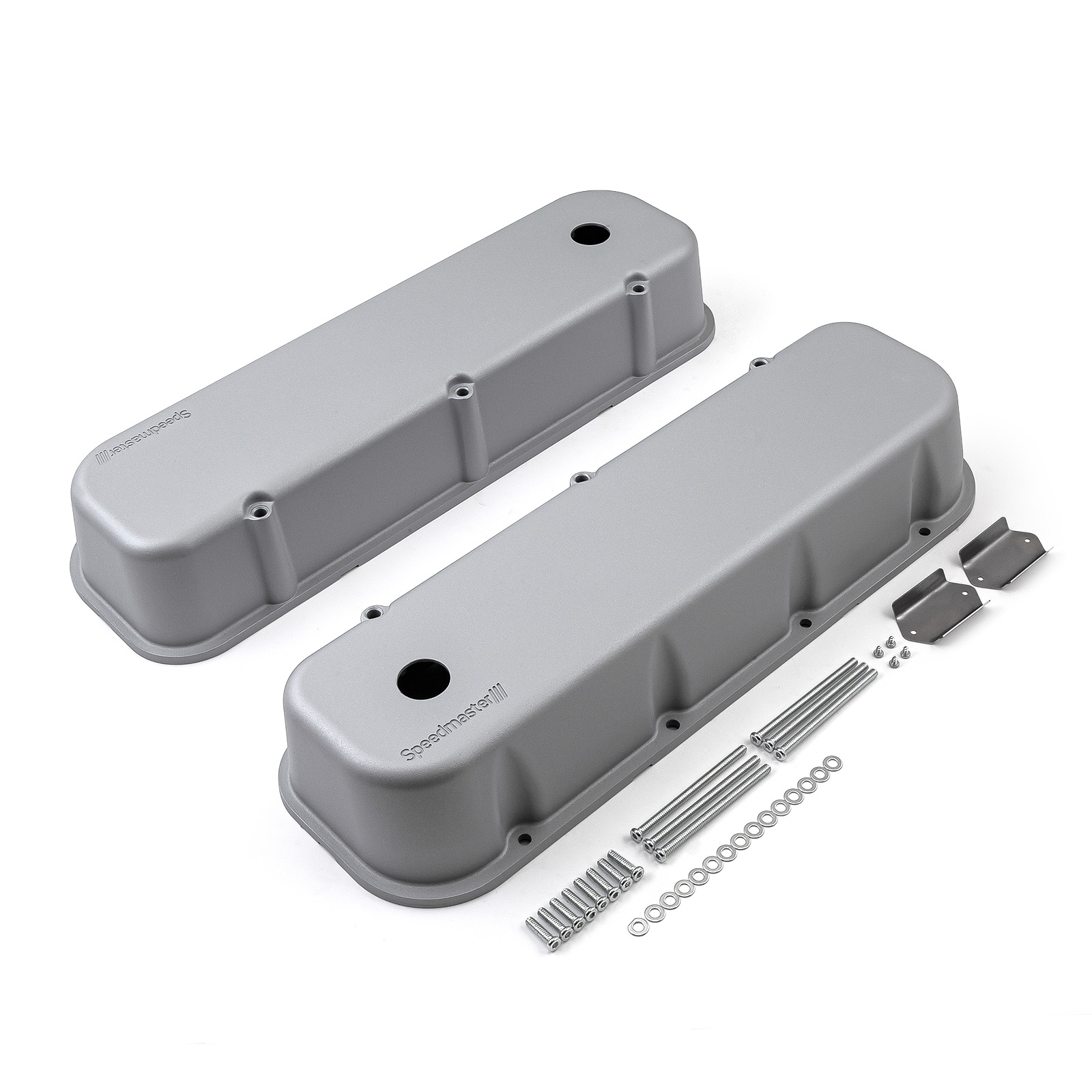 Speedmaster® 1-314-002-02 Chevy BBC 454 Aluminum Valve Covers [Silver]