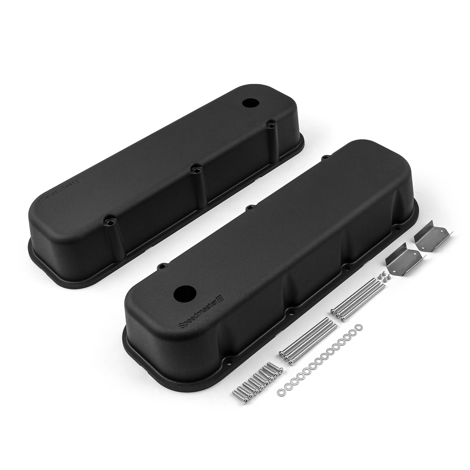 Speedmaster® 1-314-002-03 Chevy BBC 454 Aluminum Valve Covers [Black]