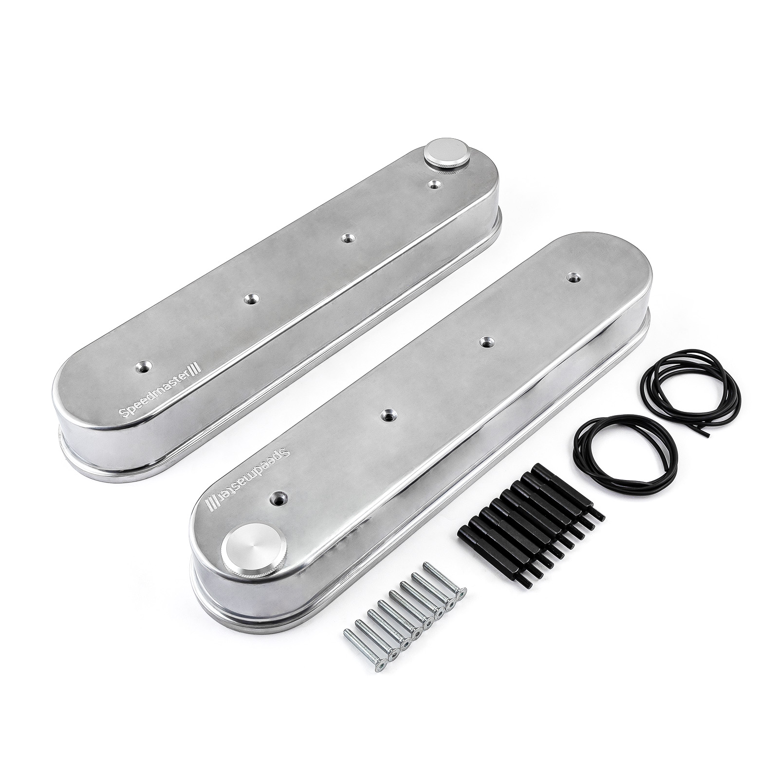 Chevy GM LS1 LS2 LS3 LS6 LS7 Aluminum Valve Covers [Polished]