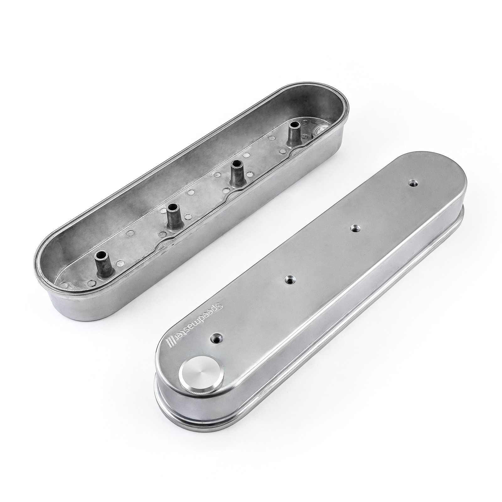 Speedmaster® 1-314-003-01 Chevy GM LS1 LS2 LS3 LS6 LS7 Aluminum Valve Covers [Polished]