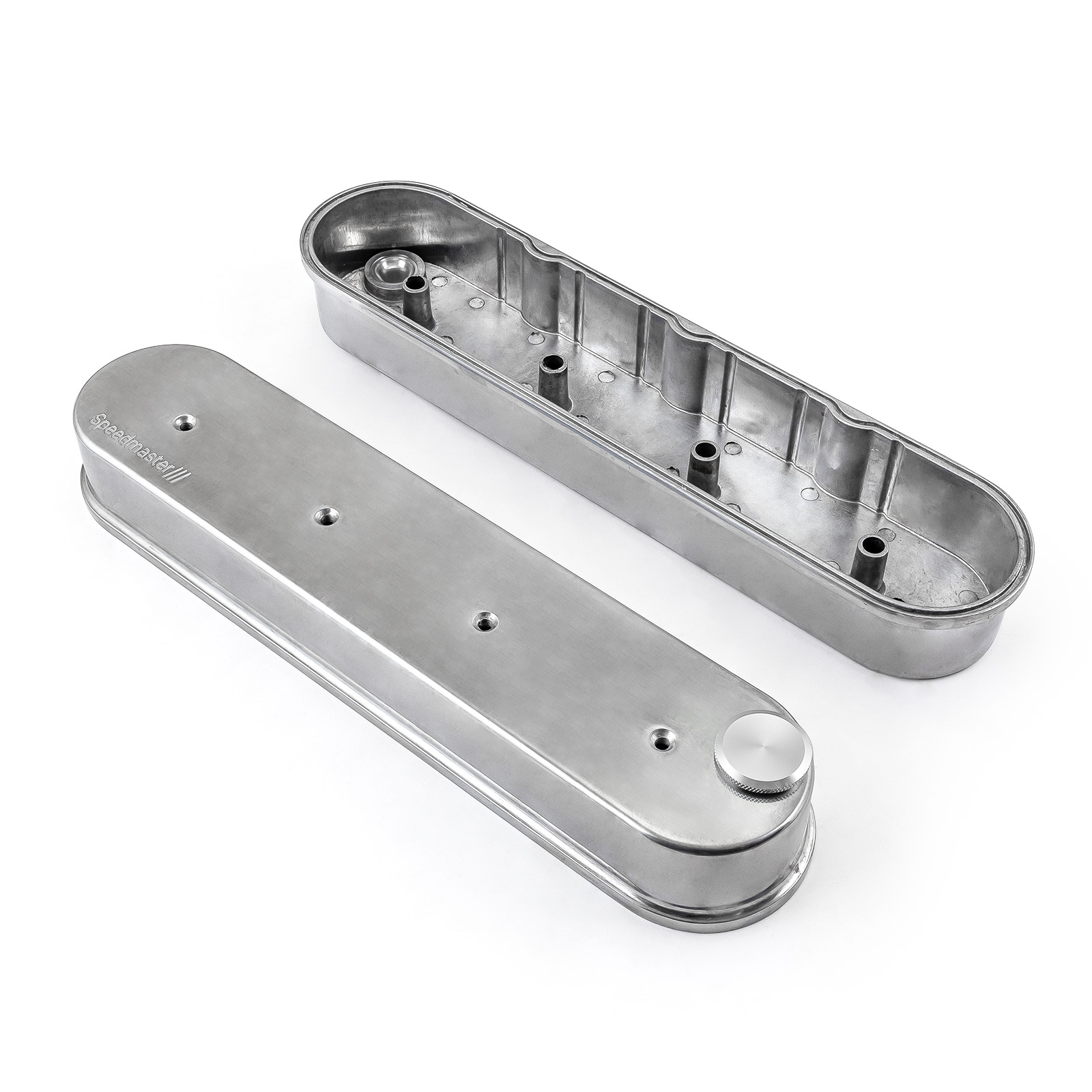Speedmaster® 1-314-003-01 Chevy GM LS1 LS2 LS3 LS6 LS7 Aluminum Valve Covers [Polished]