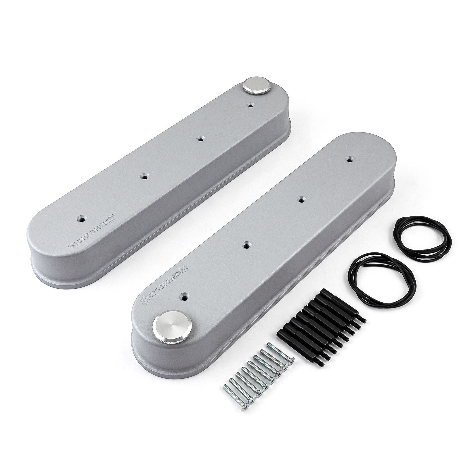 Chevy GM LS1 LS2 LS3 LS6 LS7 Aluminum Valve Covers [Silver]